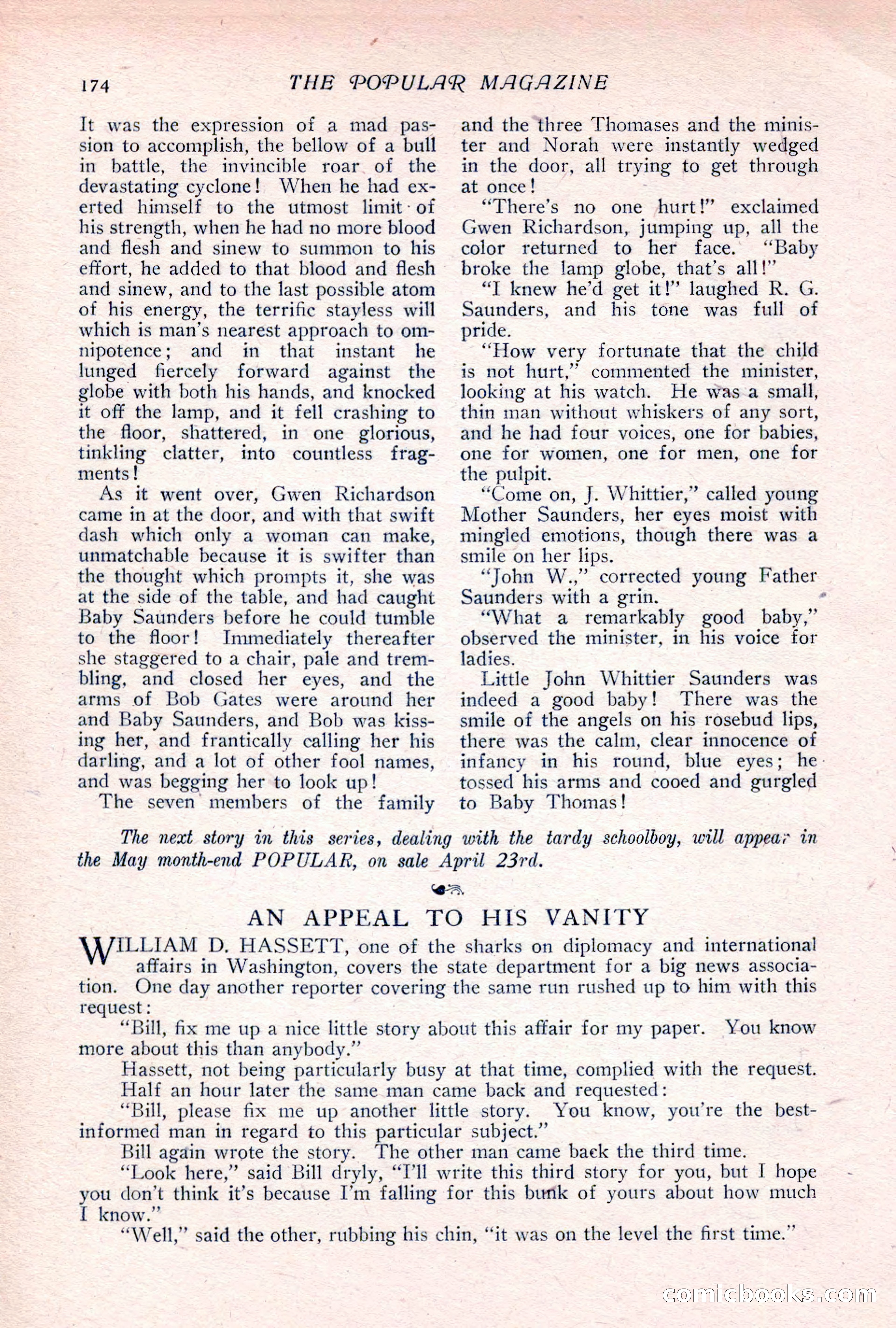 The Popular Magazine, Vol. 32, No. 2 — page 184 of 262