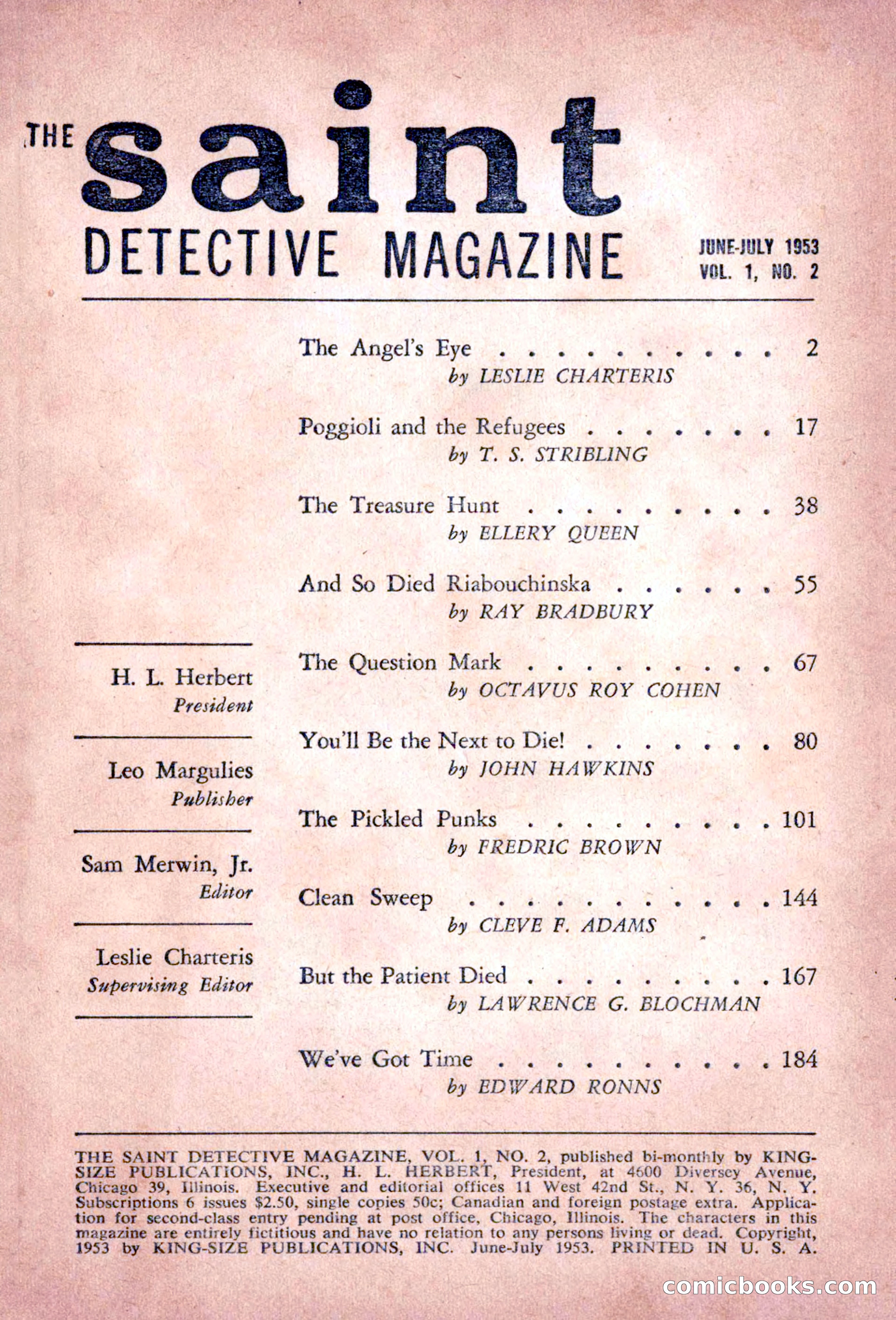 The Saint Detective Magazine — page 3 of 196