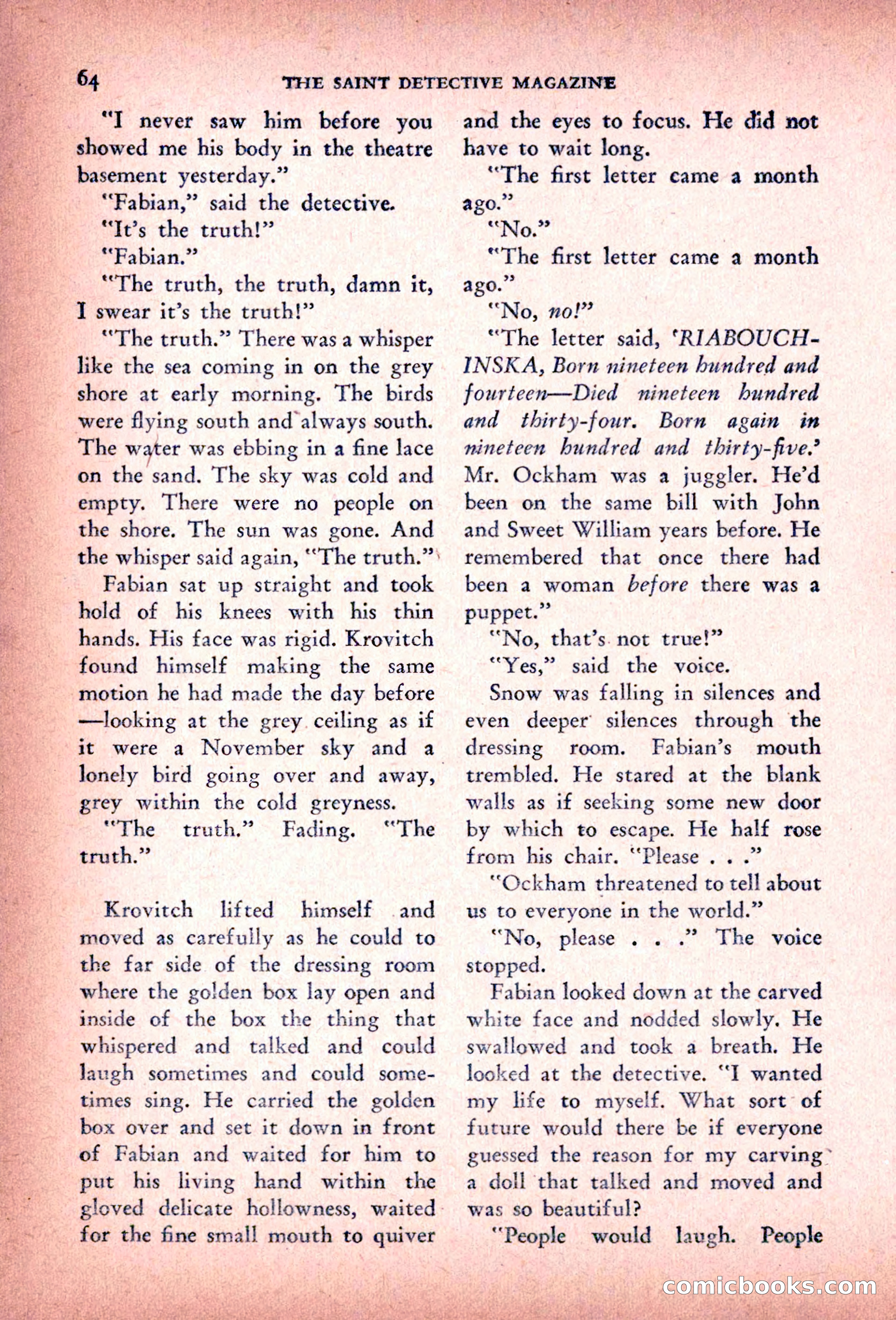 The Saint Detective Magazine — page 66 of 196