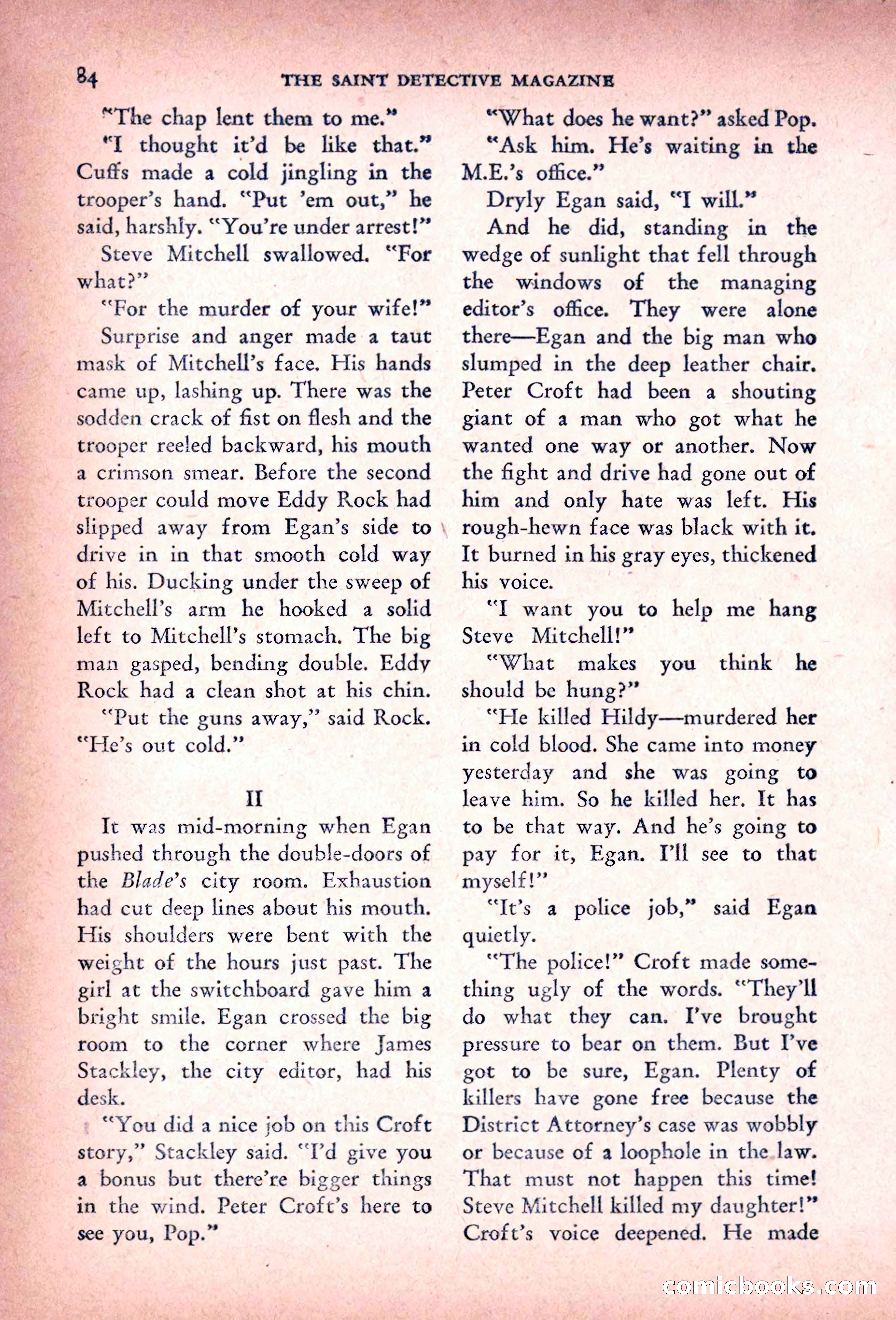 The Saint Detective Magazine — page 86 of 196