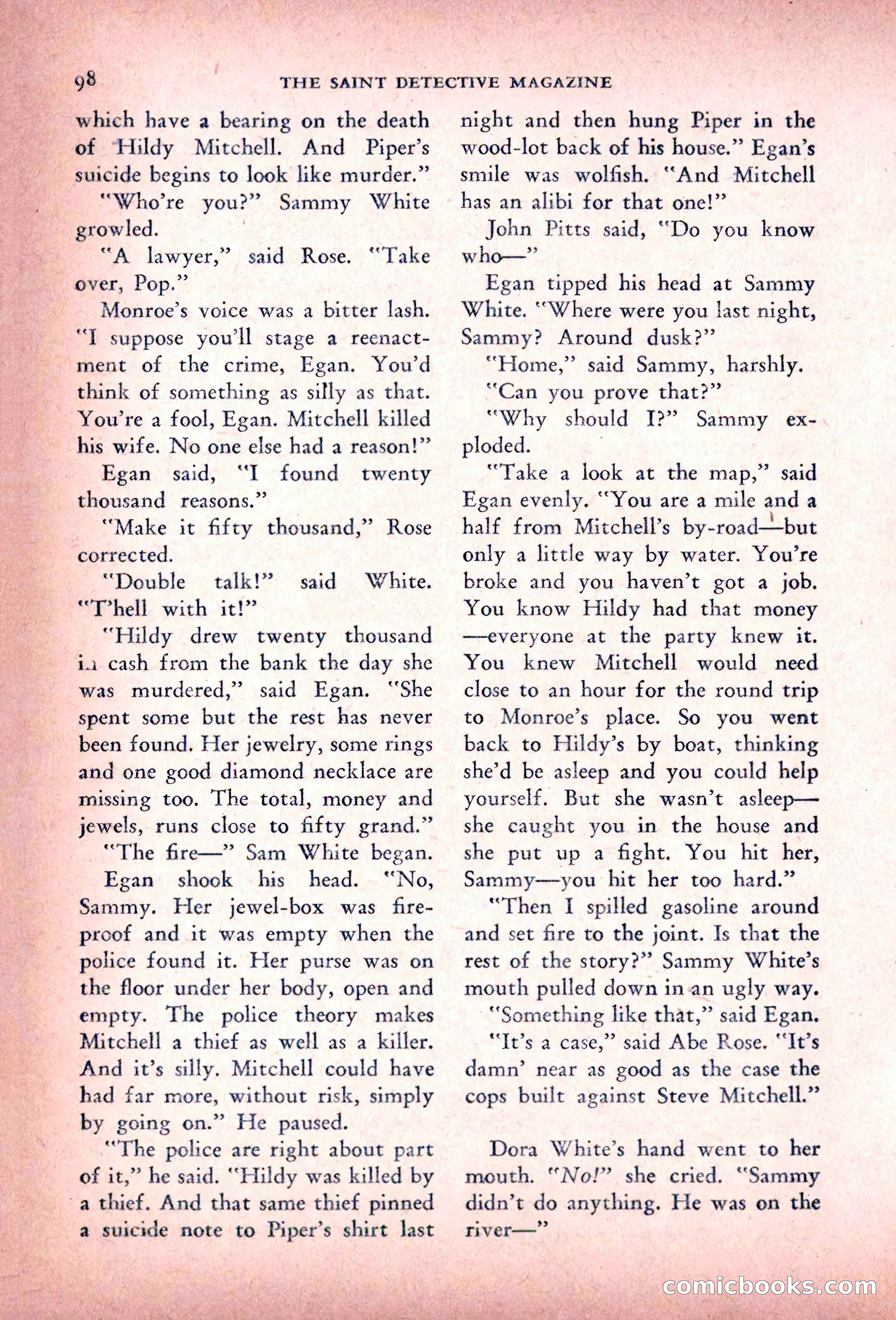 The Saint Detective Magazine — page 100 of 196