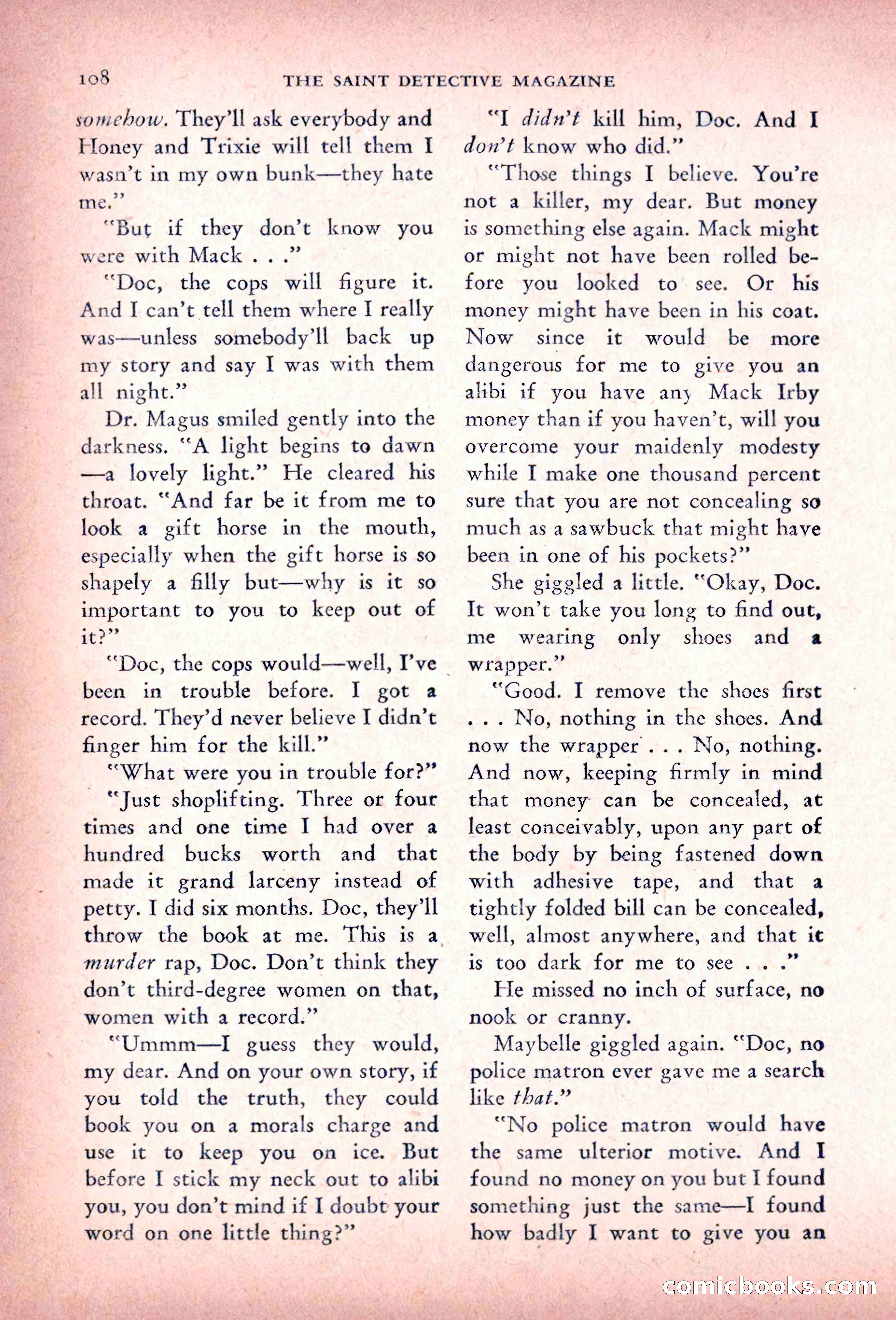 The Saint Detective Magazine — page 110 of 196