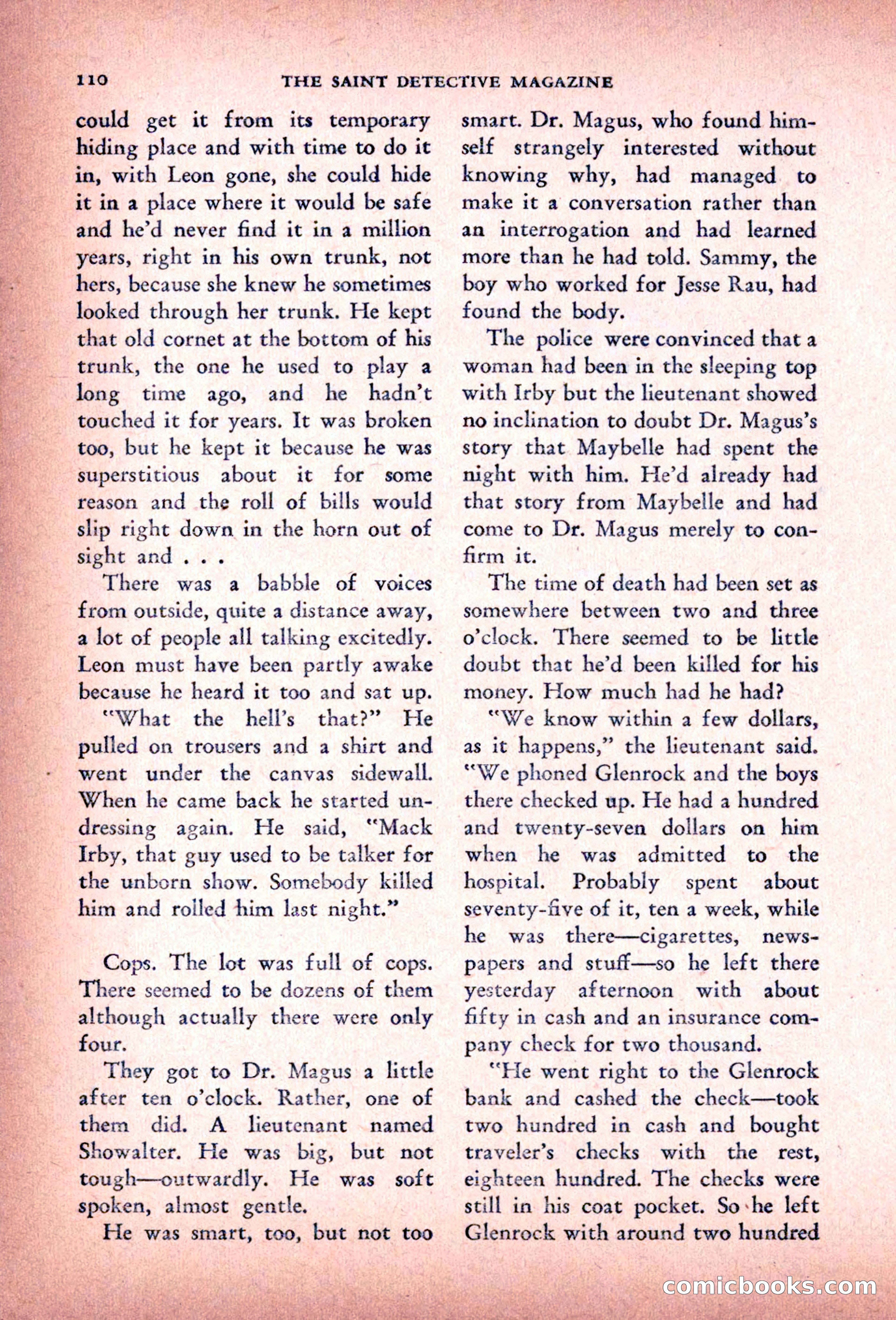 The Saint Detective Magazine — page 112 of 196
