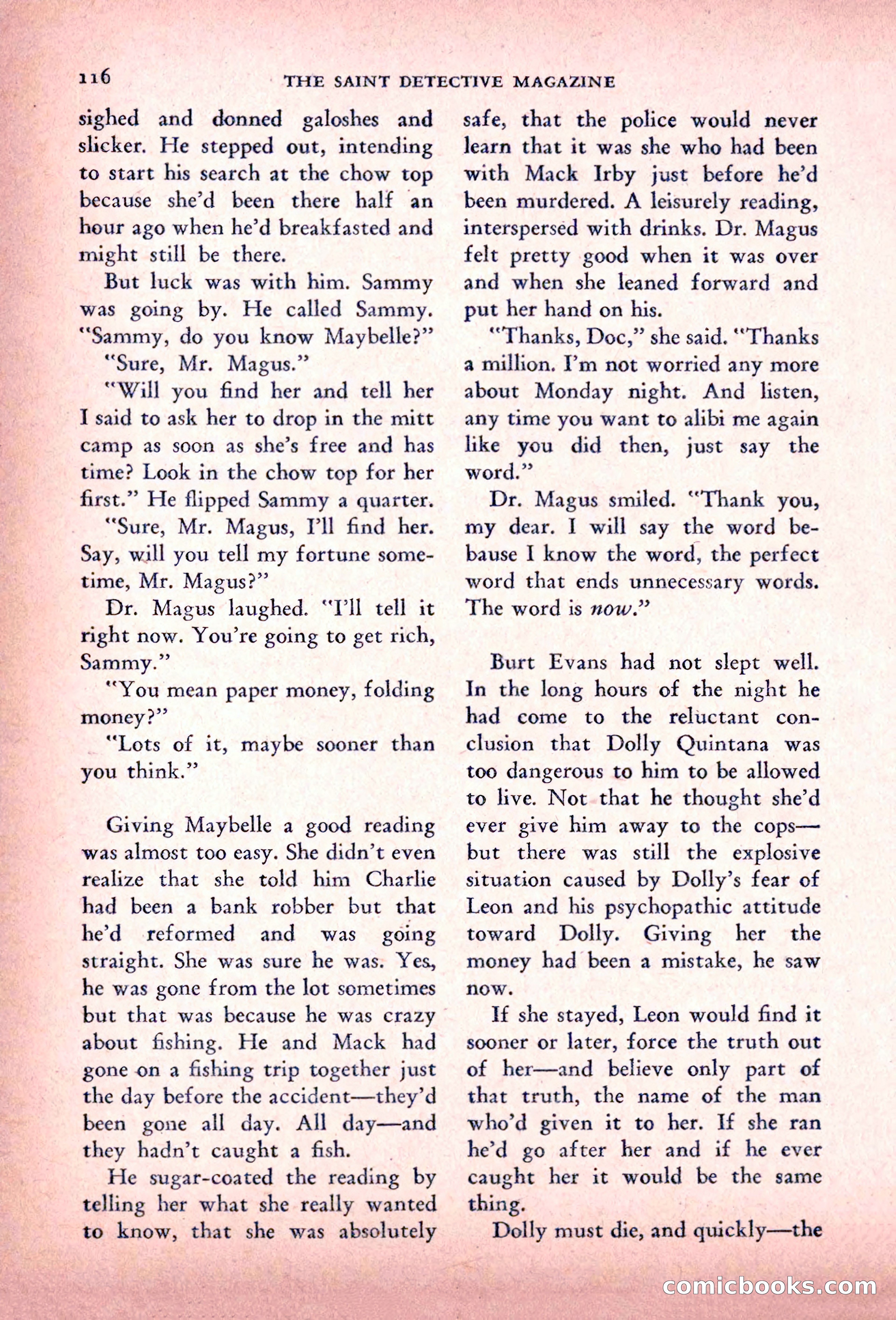 The Saint Detective Magazine — page 118 of 196
