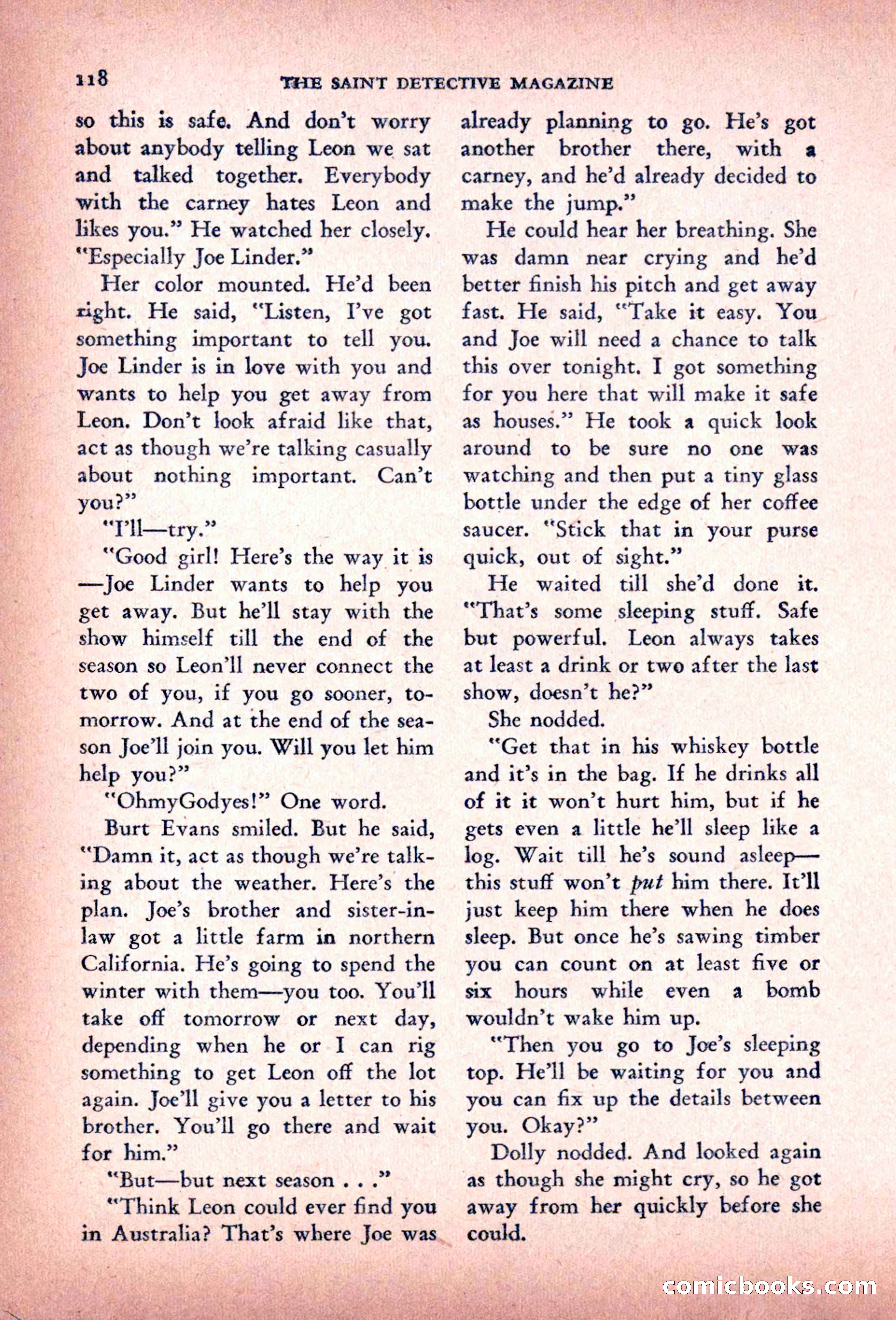 The Saint Detective Magazine — page 120 of 196