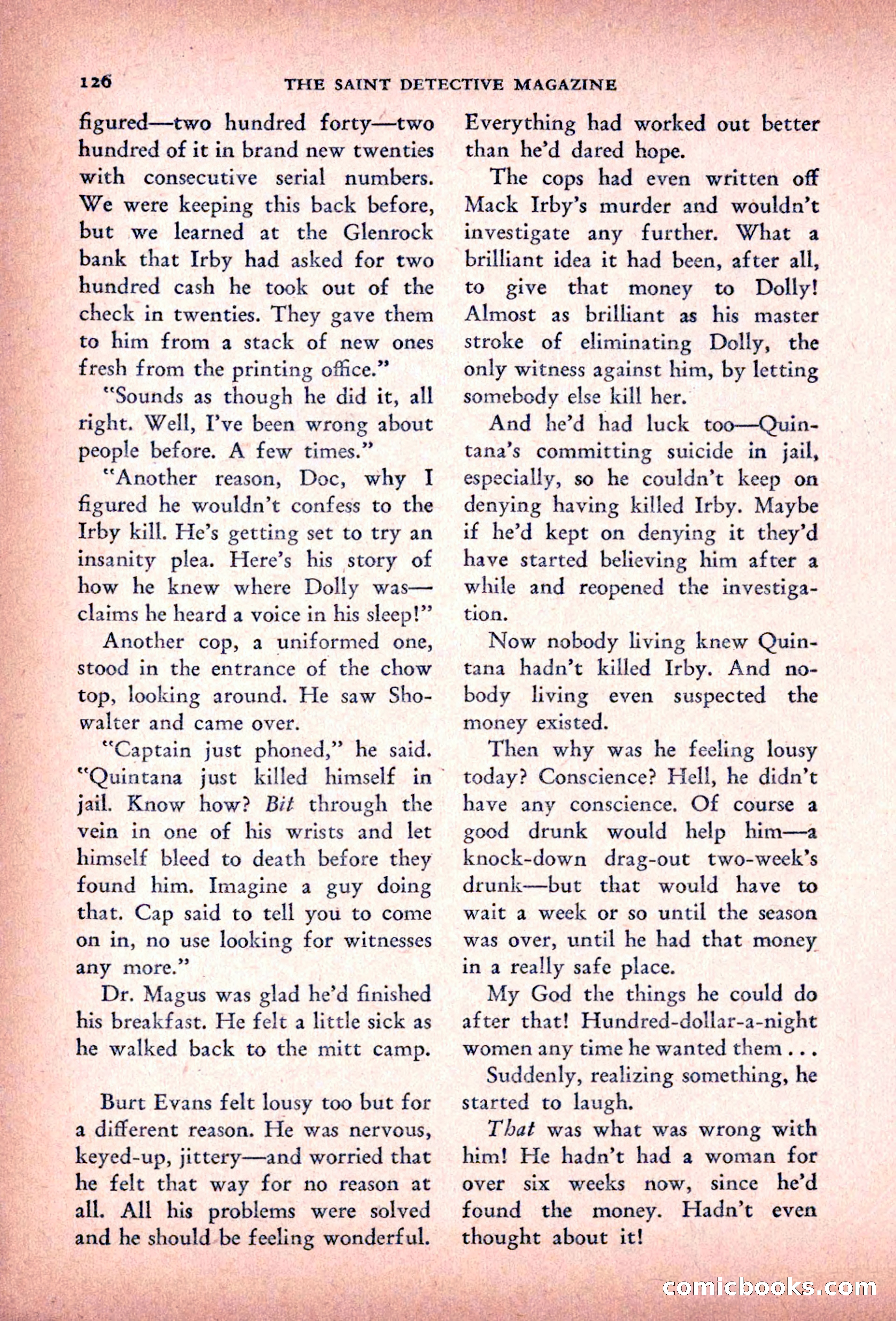 The Saint Detective Magazine — page 128 of 196