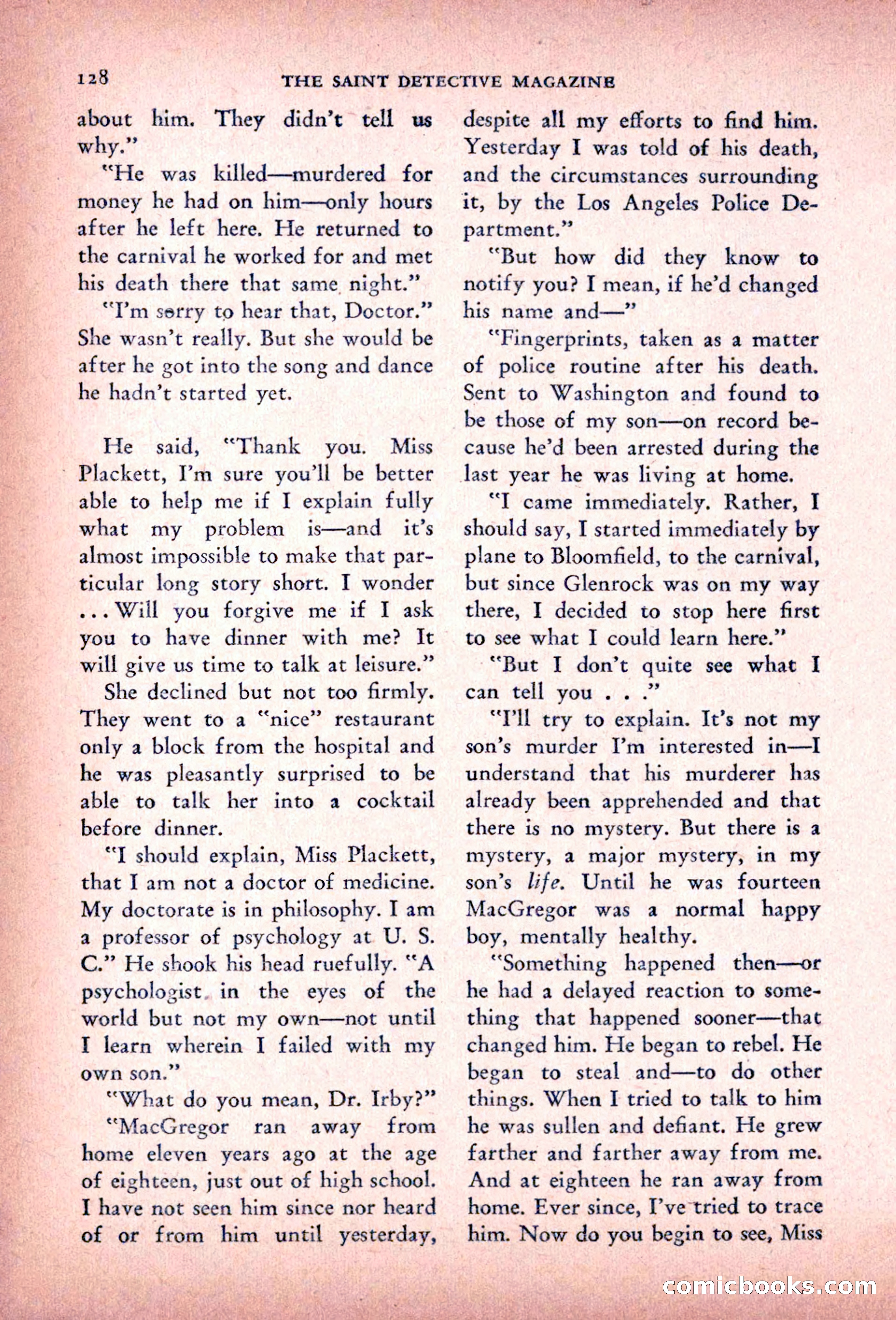 The Saint Detective Magazine — page 130 of 196