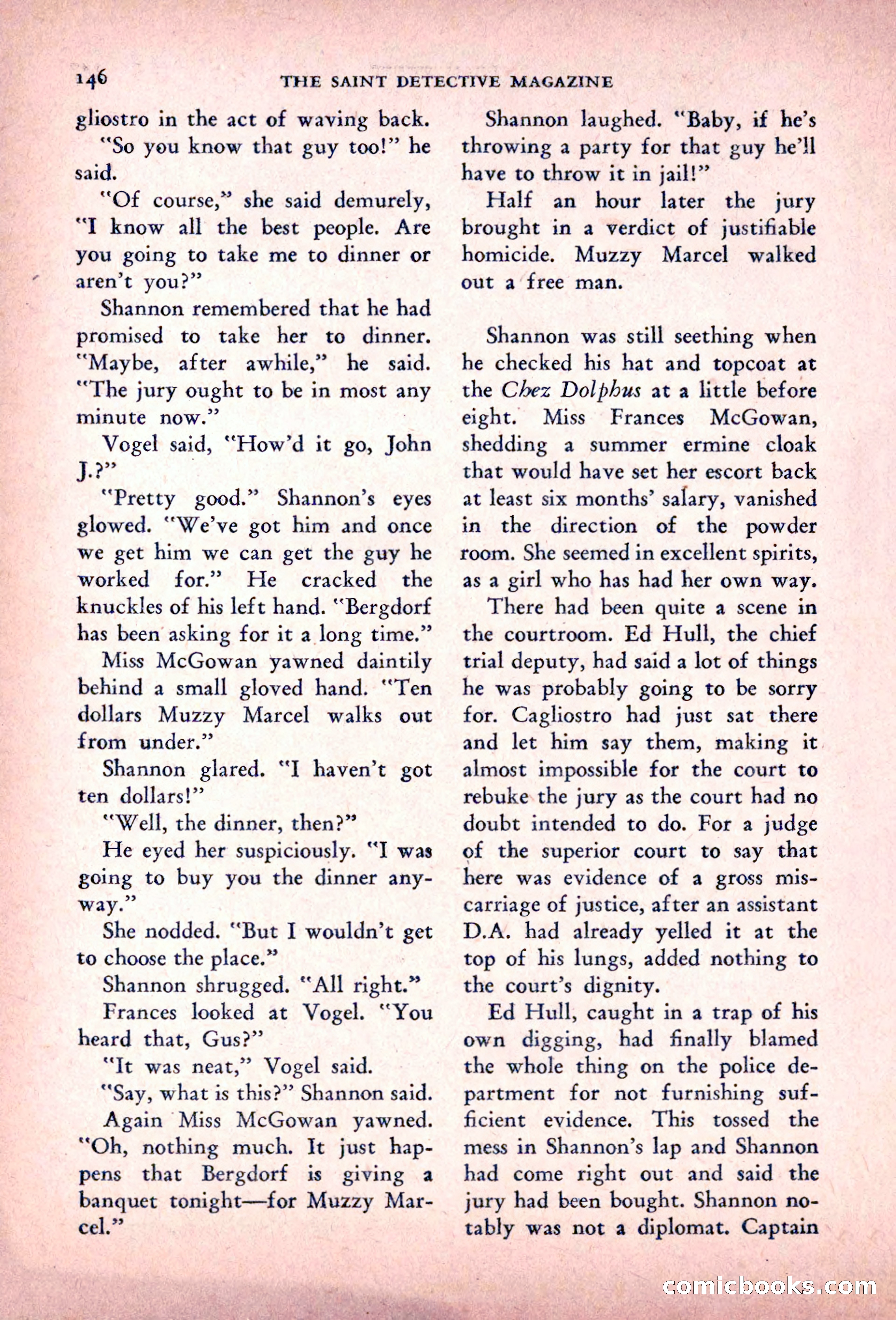 The Saint Detective Magazine — page 148 of 196