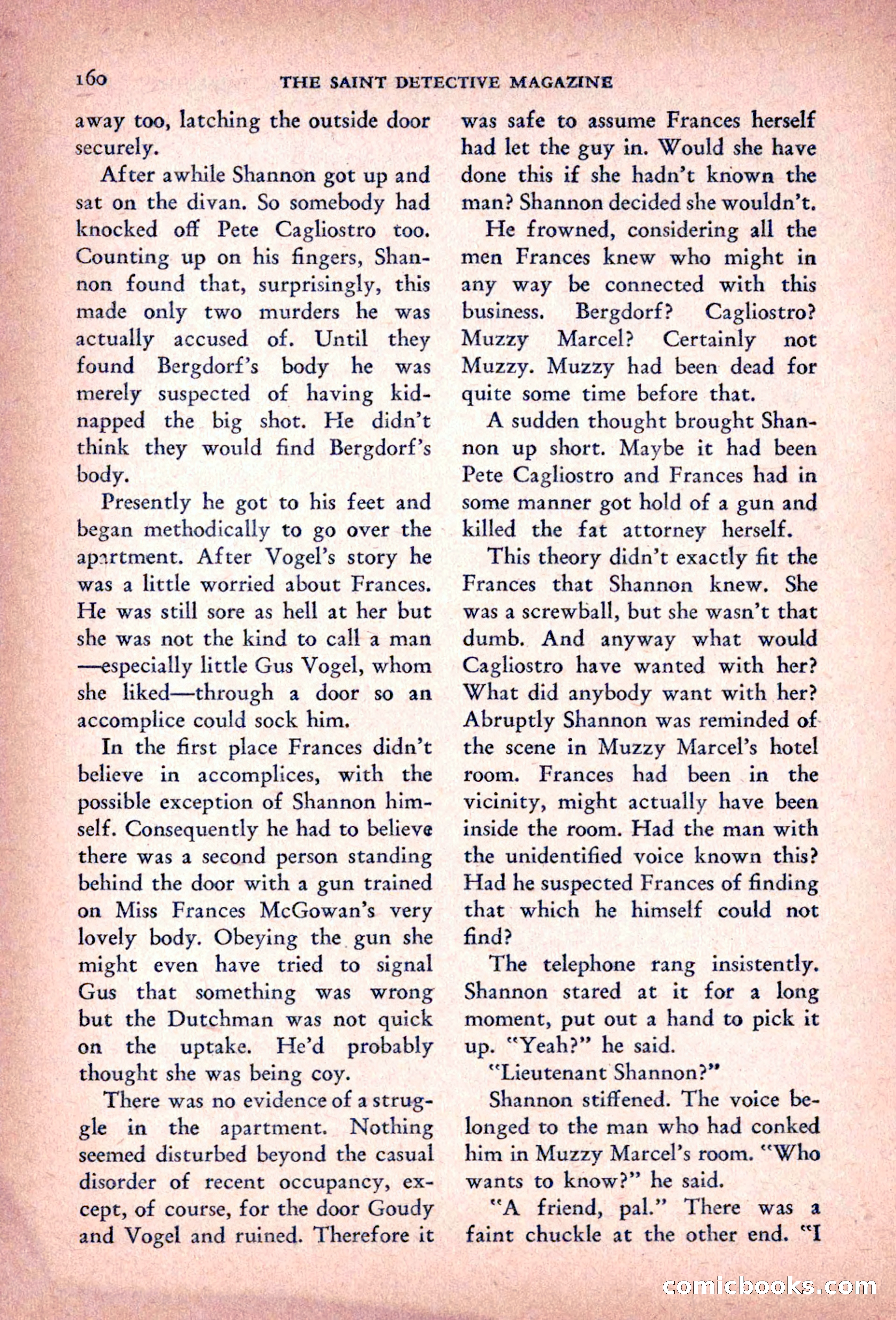The Saint Detective Magazine — page 162 of 196
