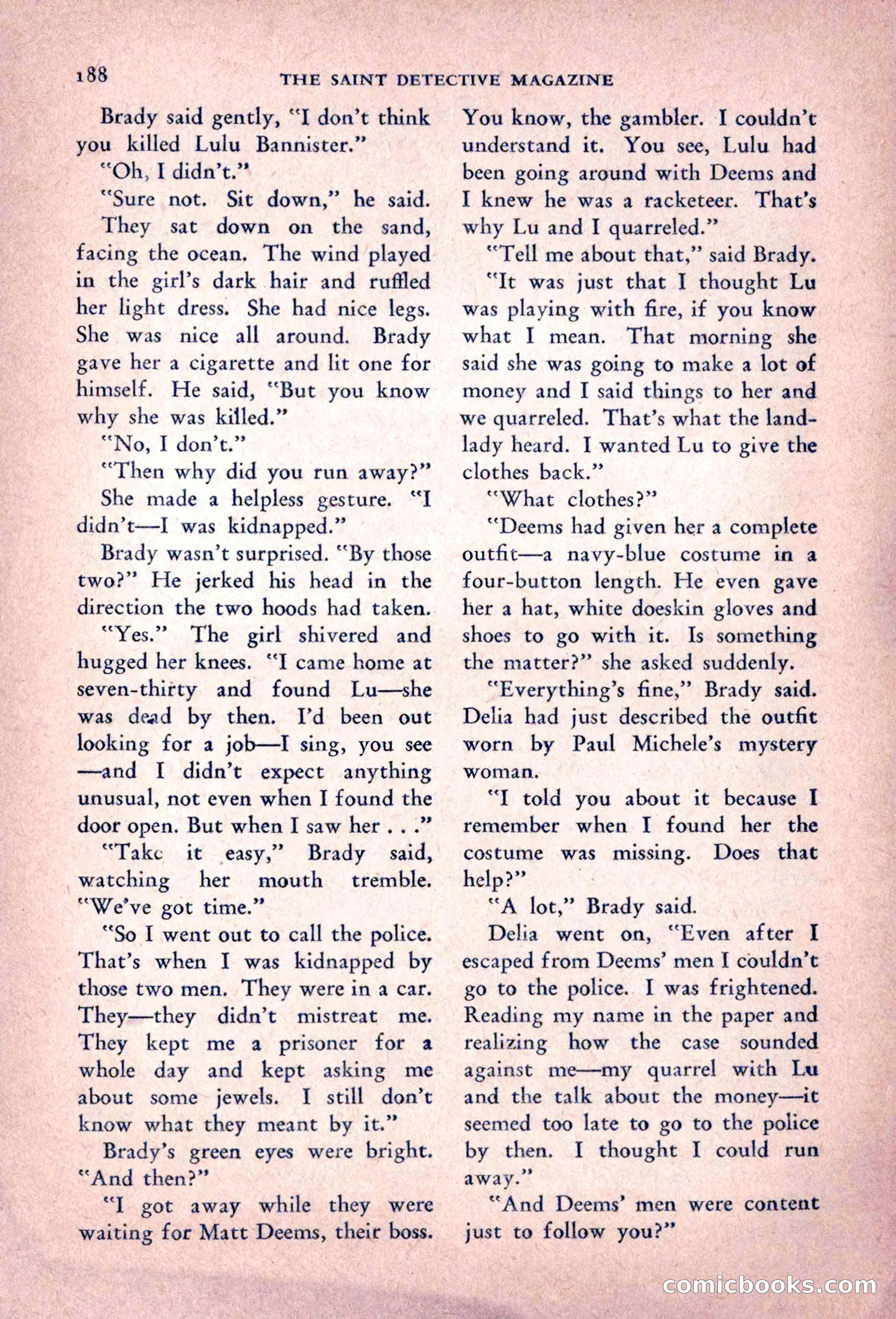 The Saint Detective Magazine — page 190 of 196