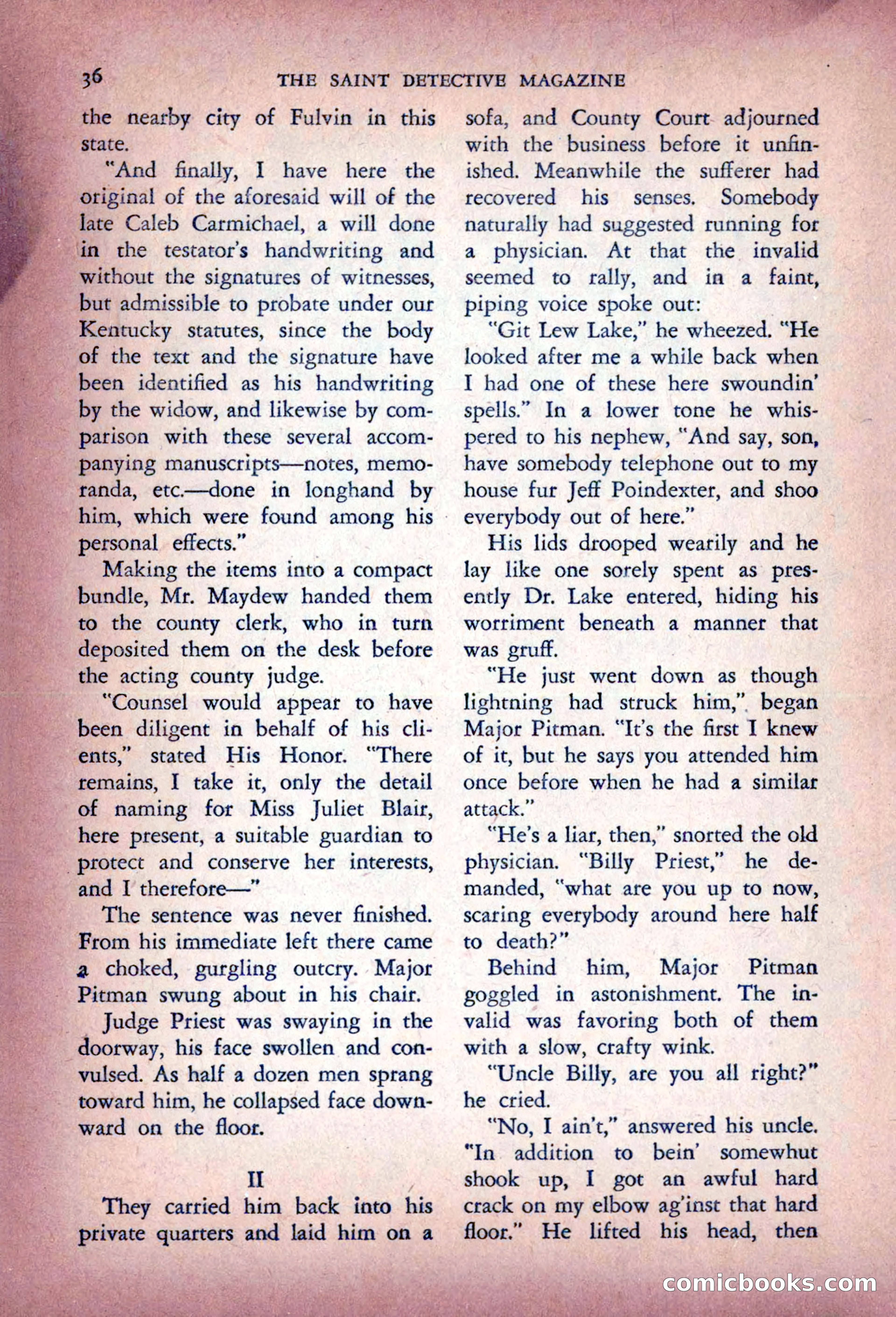 The Saint Detective Magazine — page 38 of 196