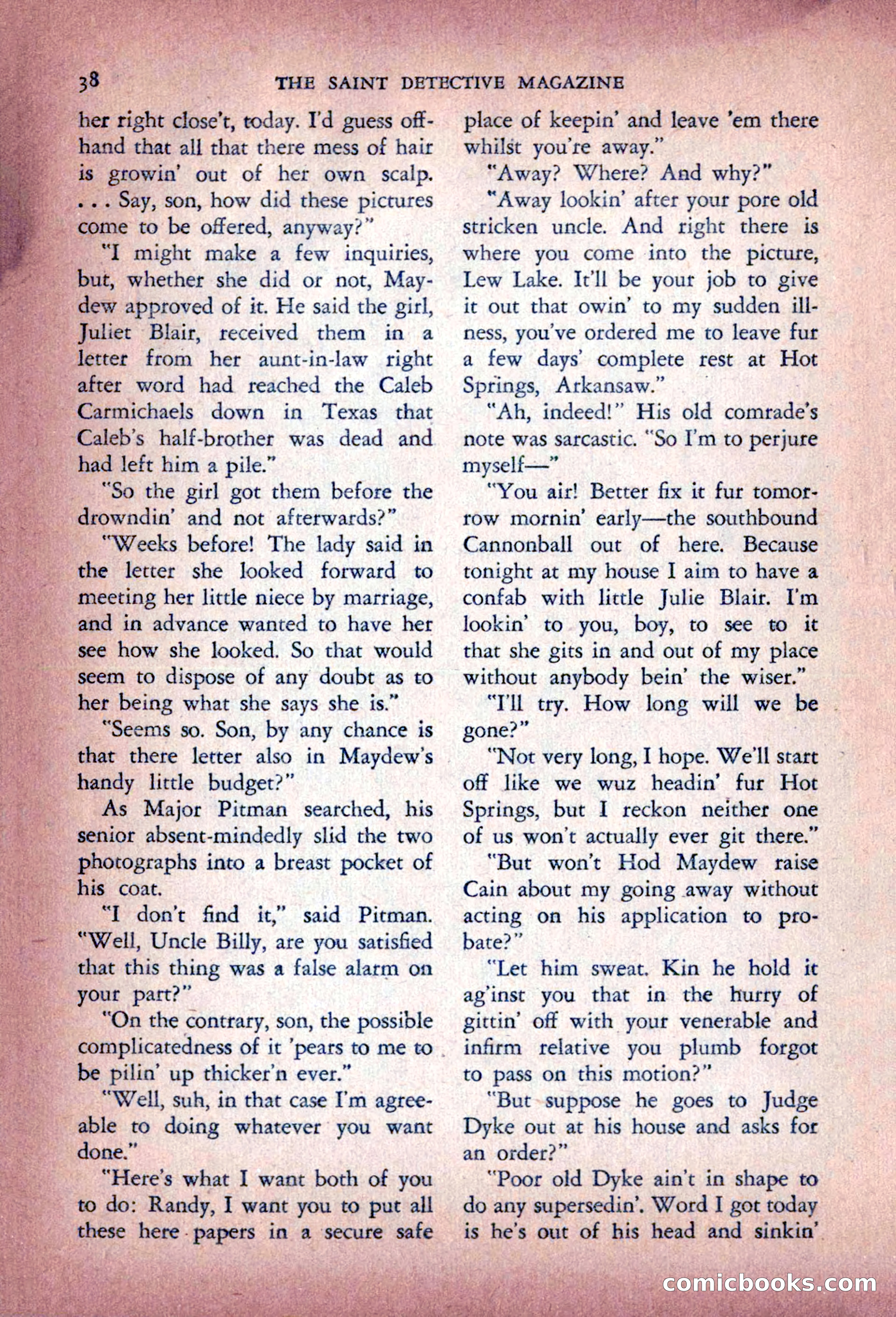 The Saint Detective Magazine — page 40 of 196