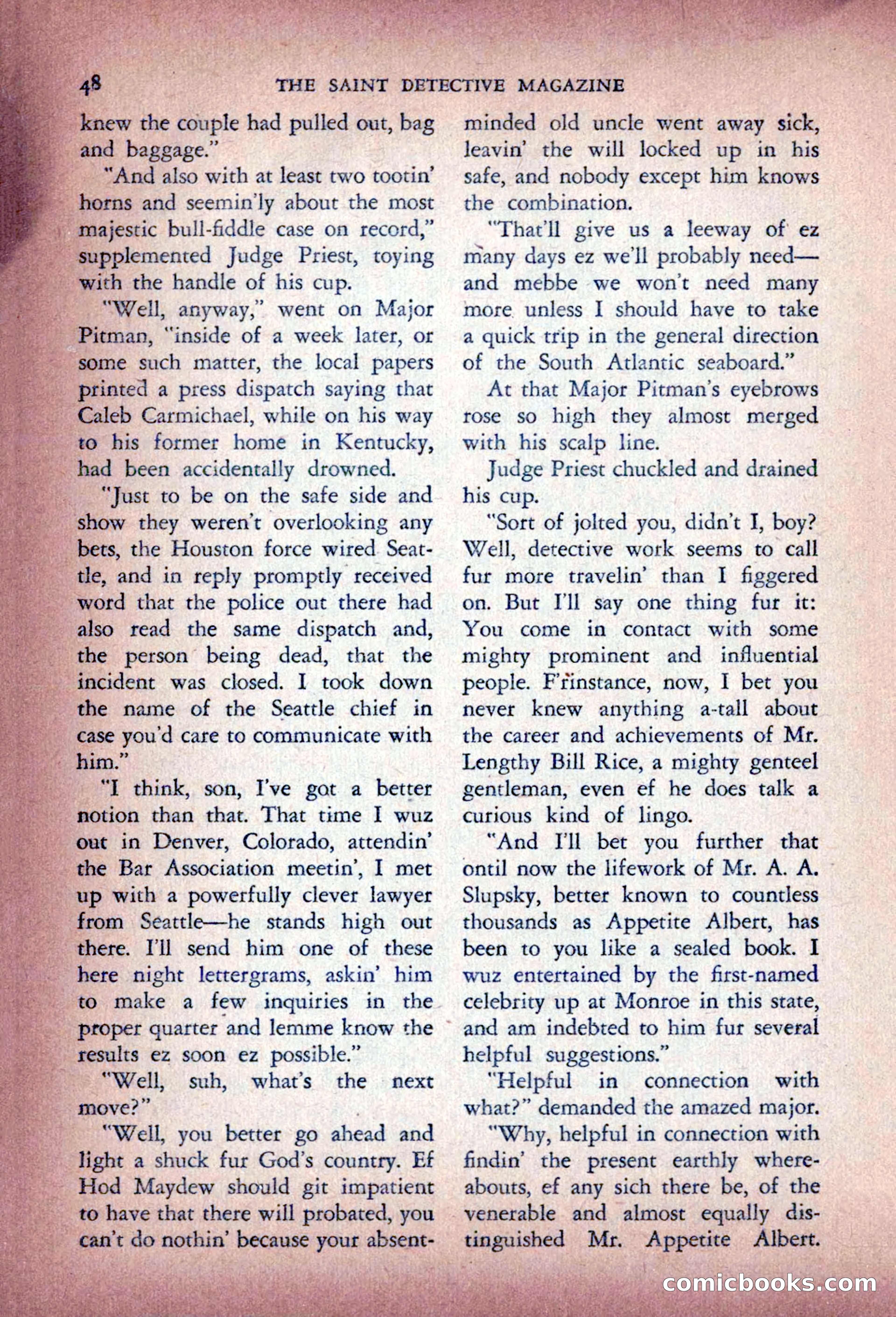 The Saint Detective Magazine — page 50 of 196