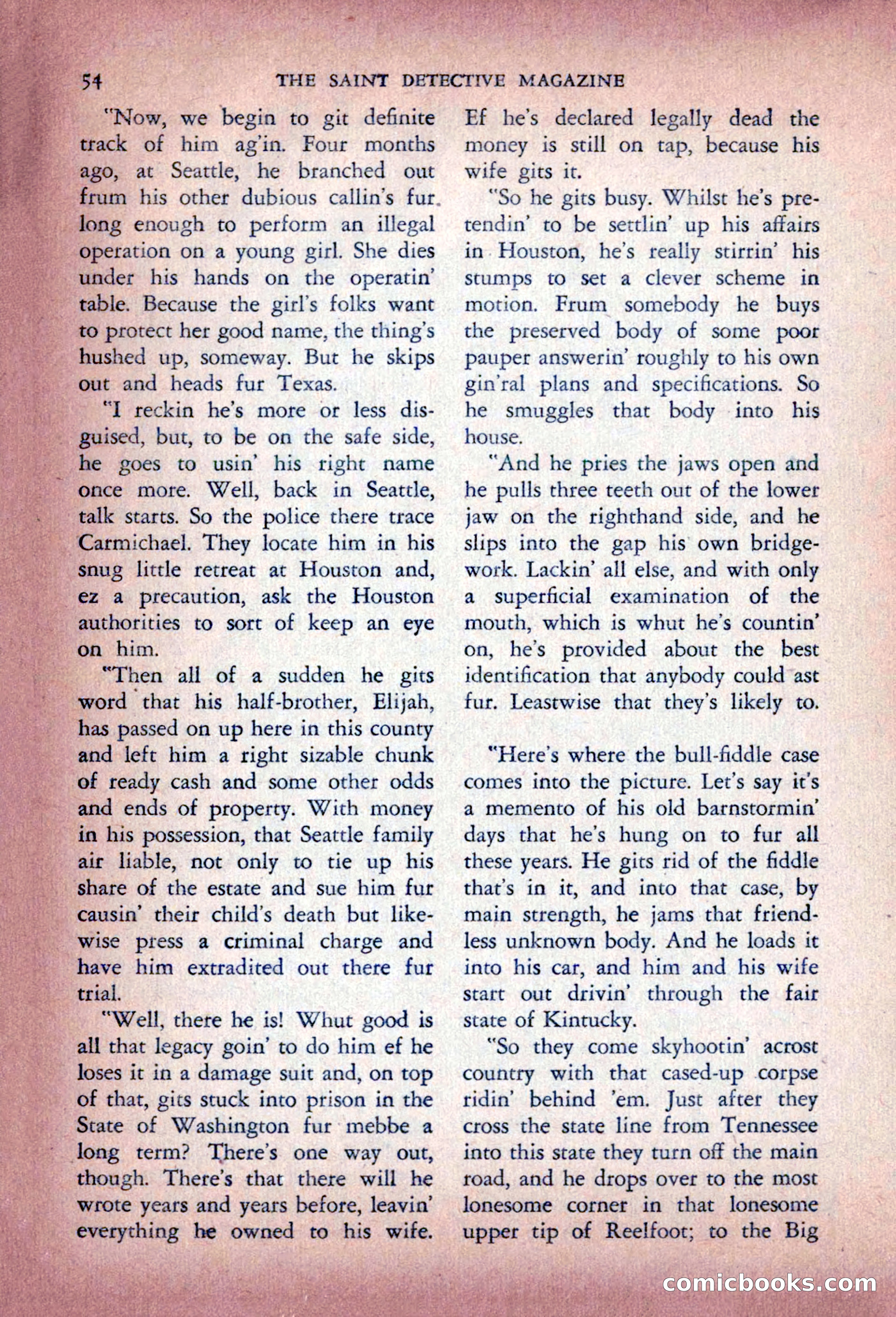 The Saint Detective Magazine — page 56 of 196