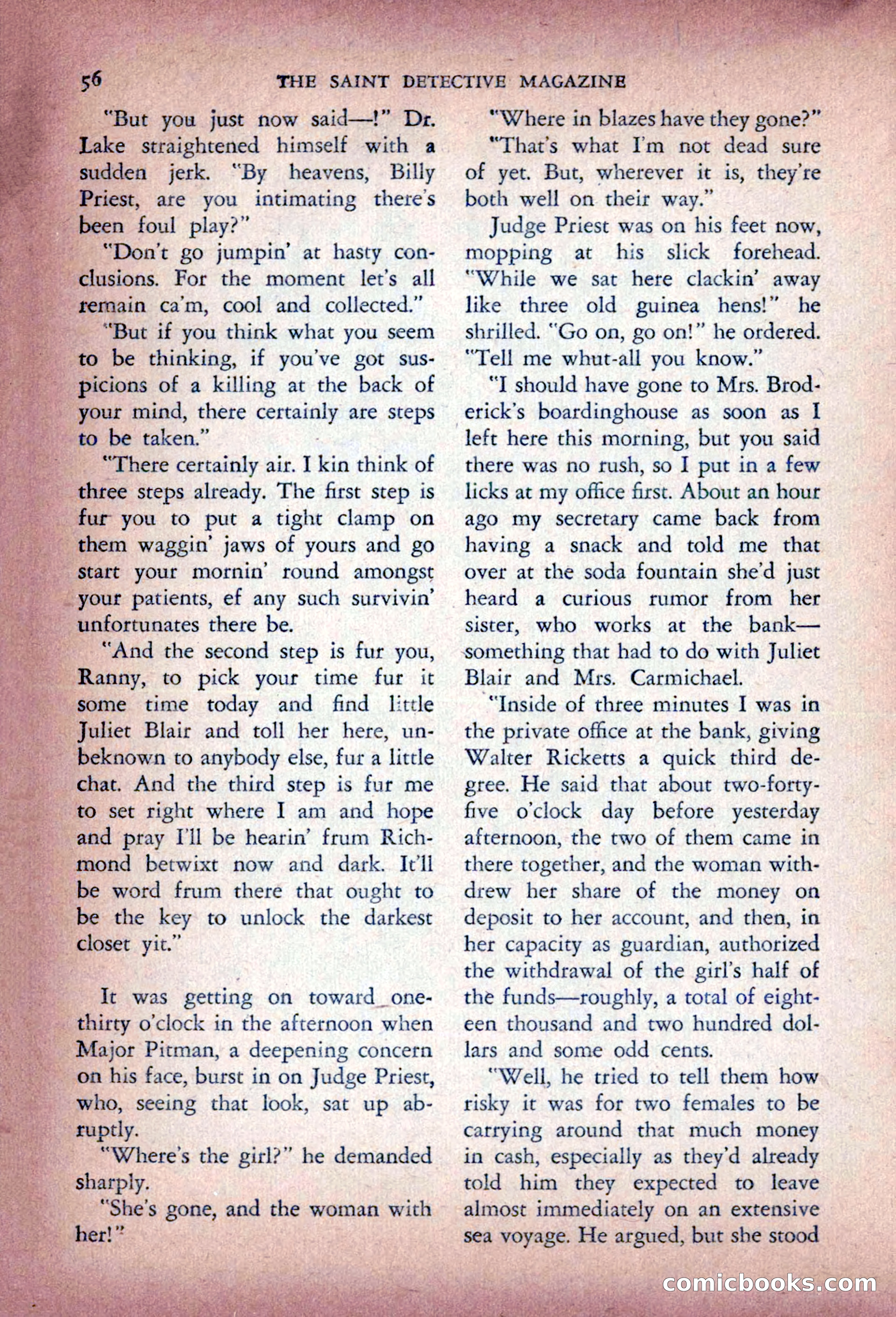 The Saint Detective Magazine — page 58 of 196
