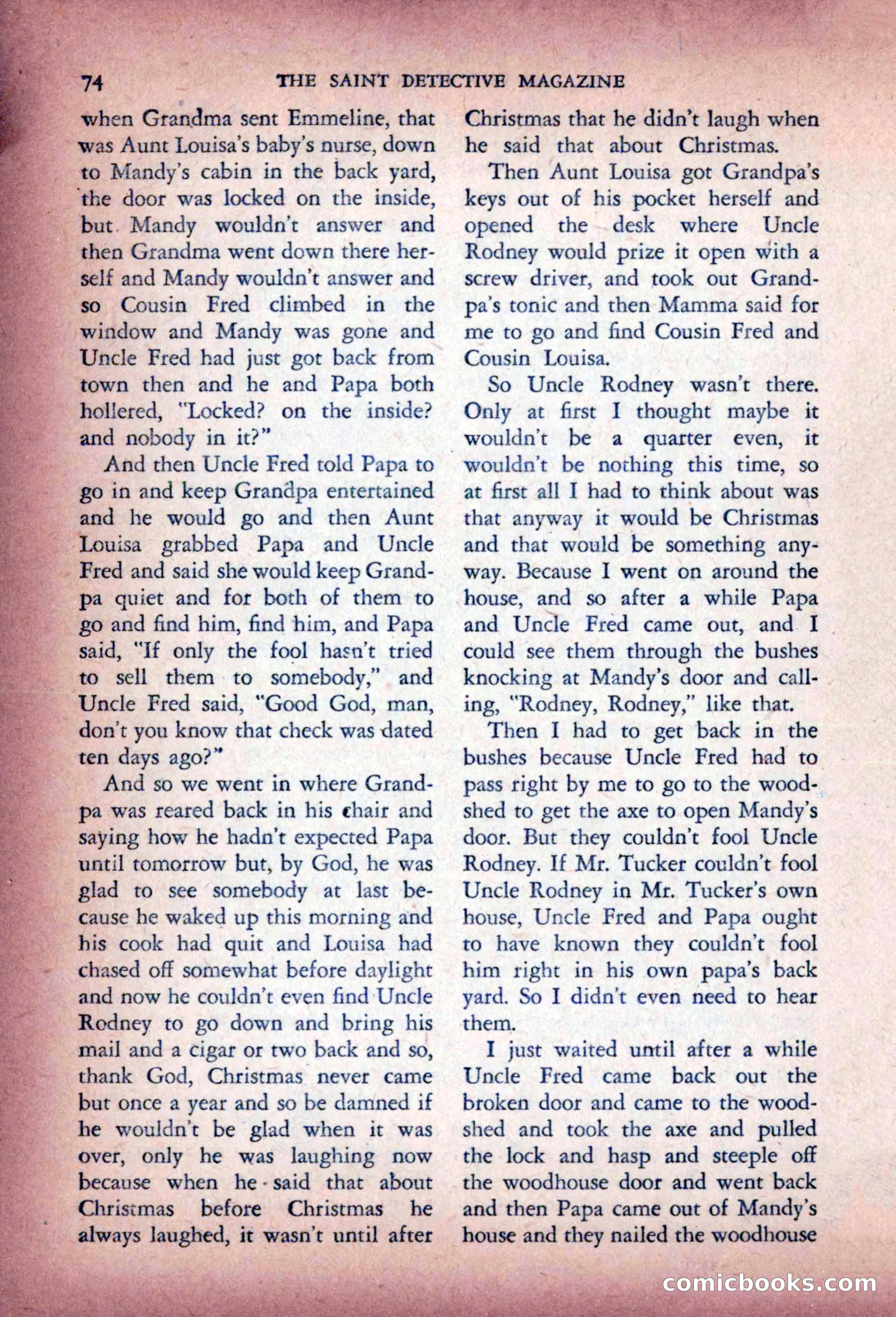 The Saint Detective Magazine — page 76 of 196