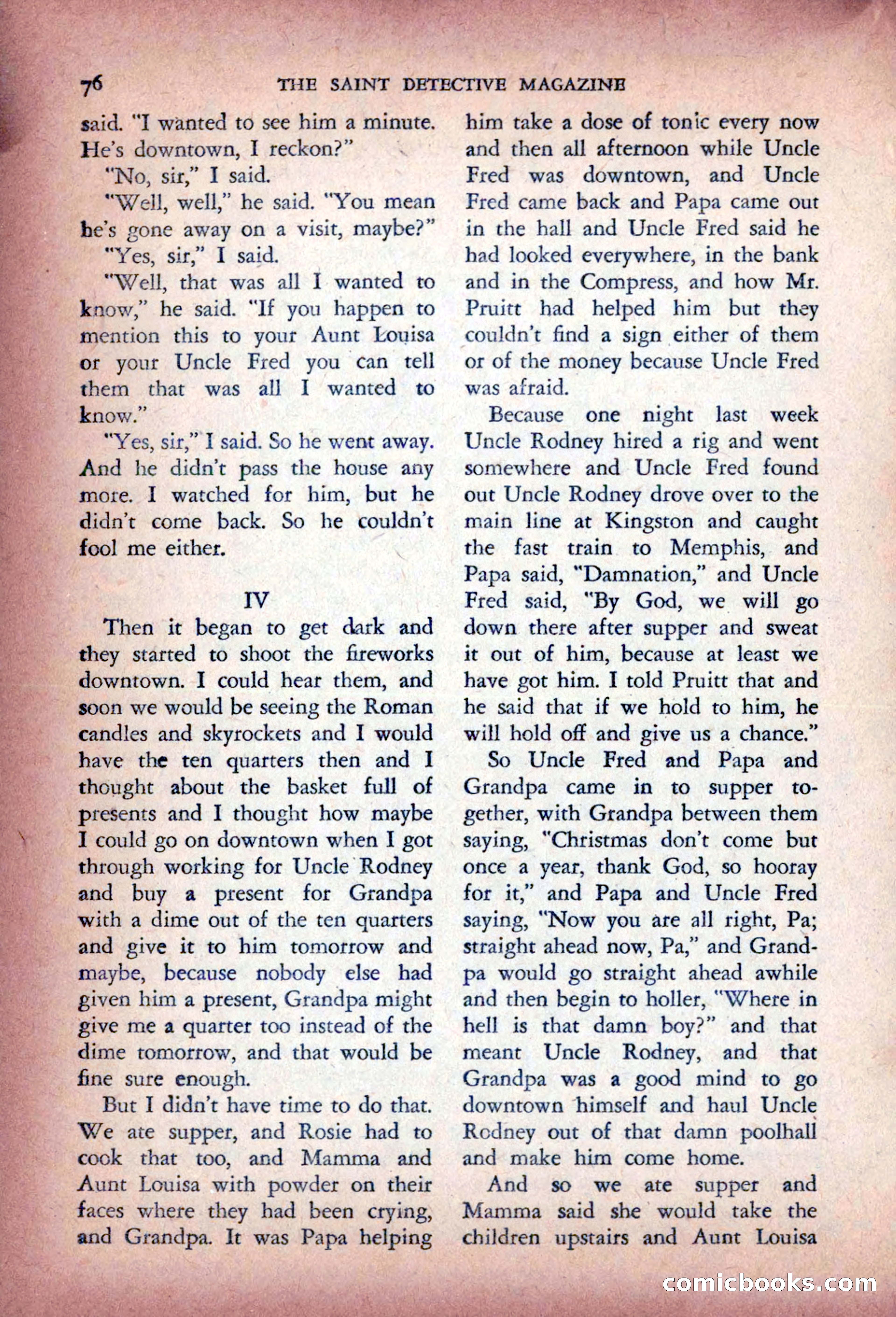 The Saint Detective Magazine — page 78 of 196