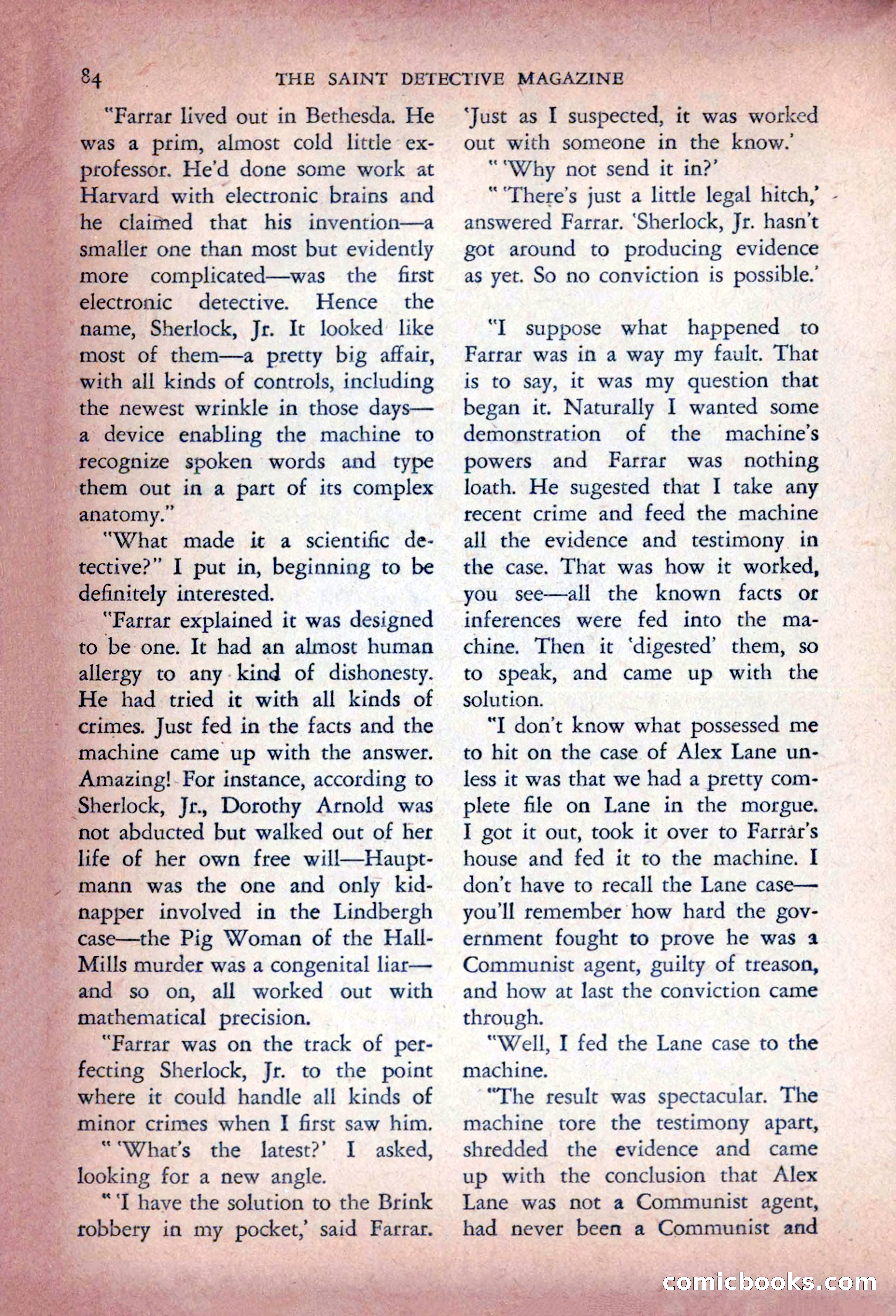 The Saint Detective Magazine — page 86 of 196