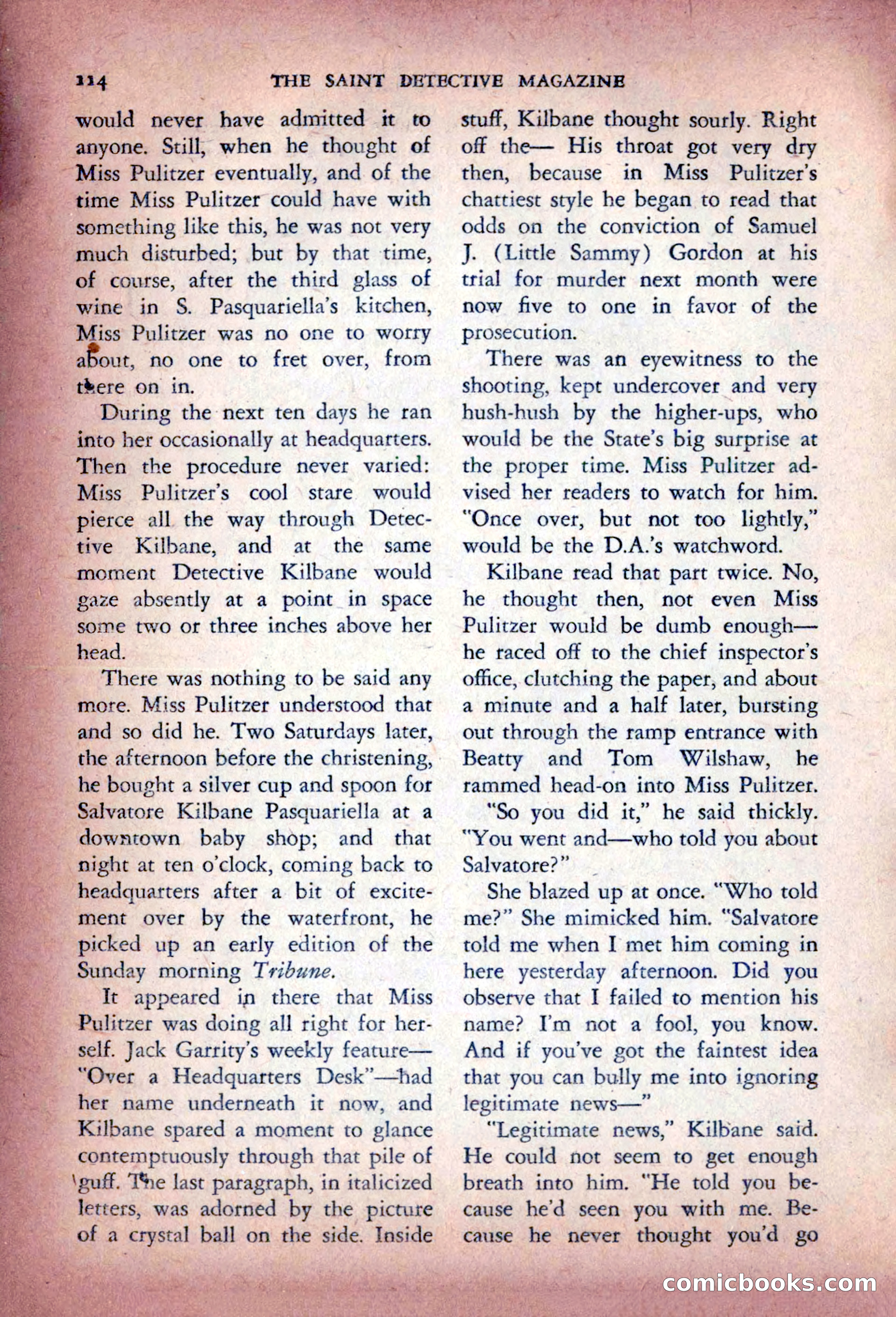 The Saint Detective Magazine — page 116 of 196