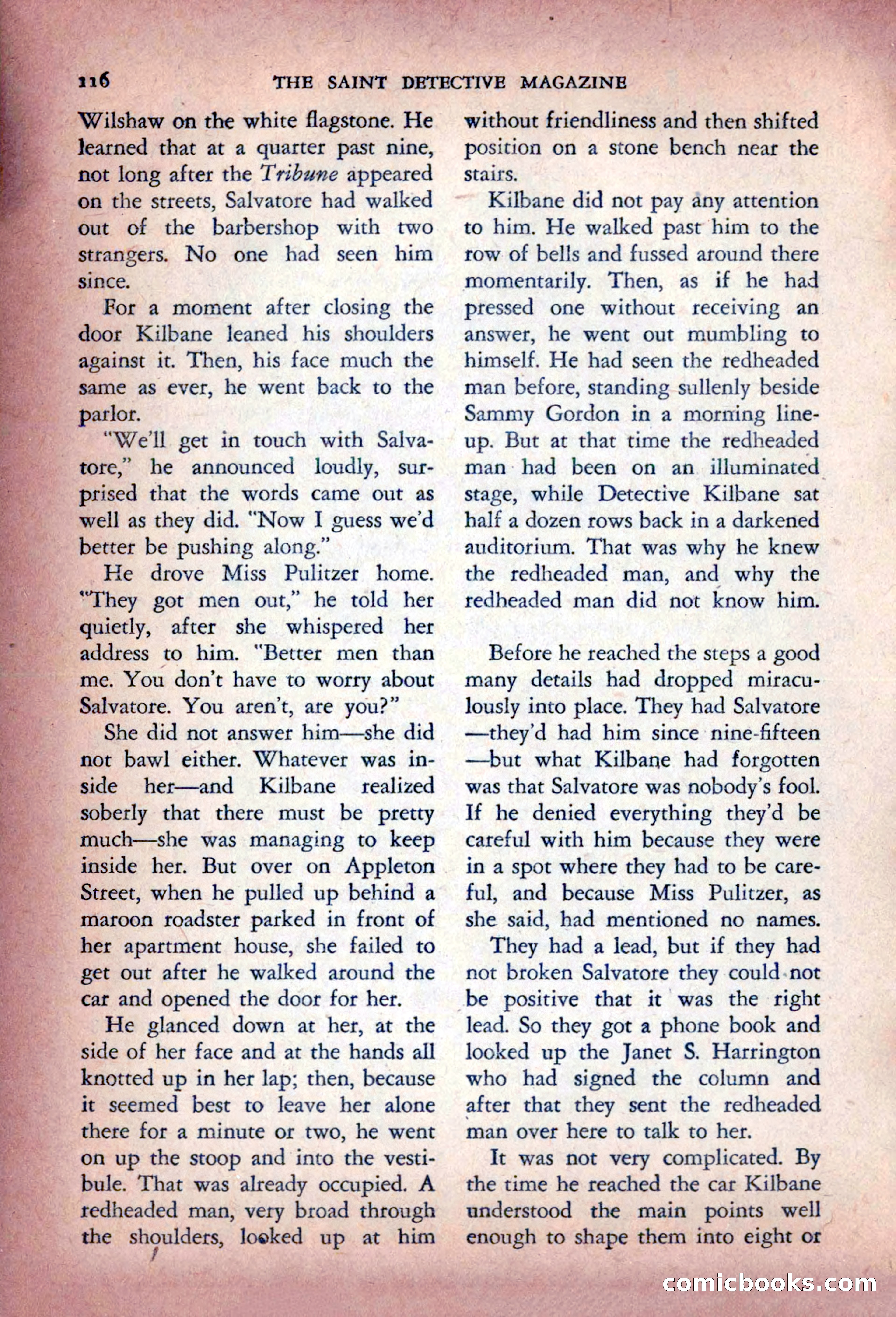 The Saint Detective Magazine — page 118 of 196
