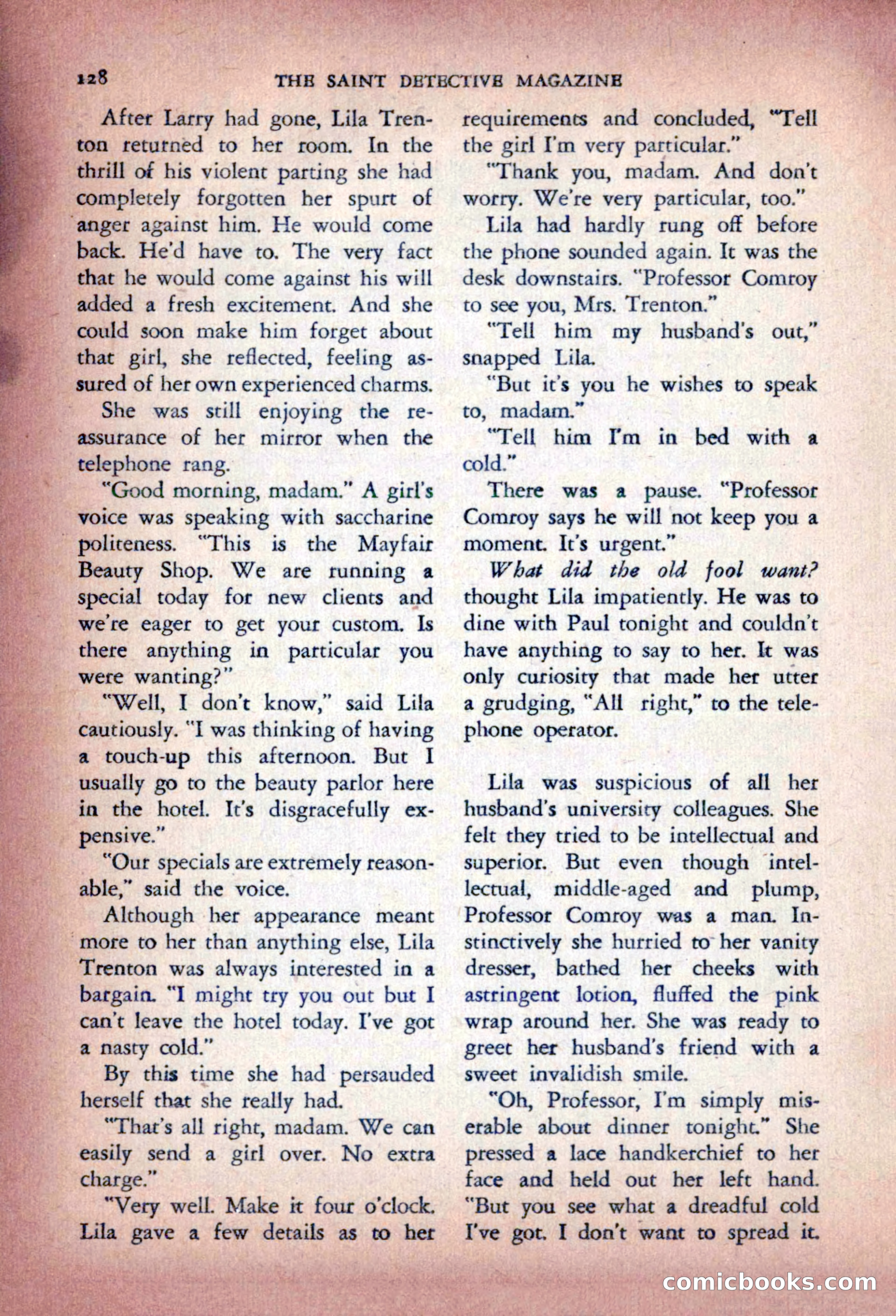The Saint Detective Magazine — page 130 of 196