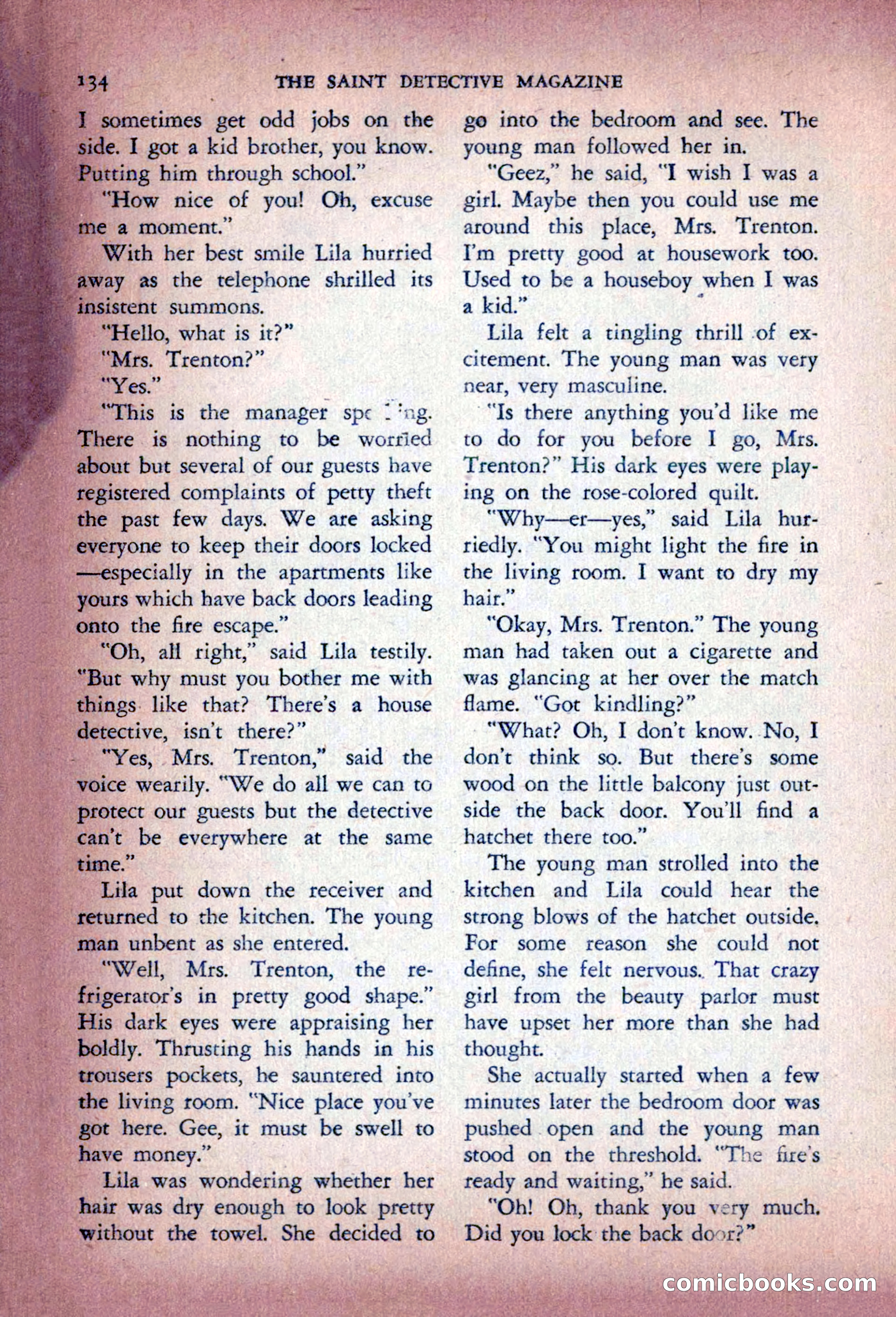 The Saint Detective Magazine — page 136 of 196