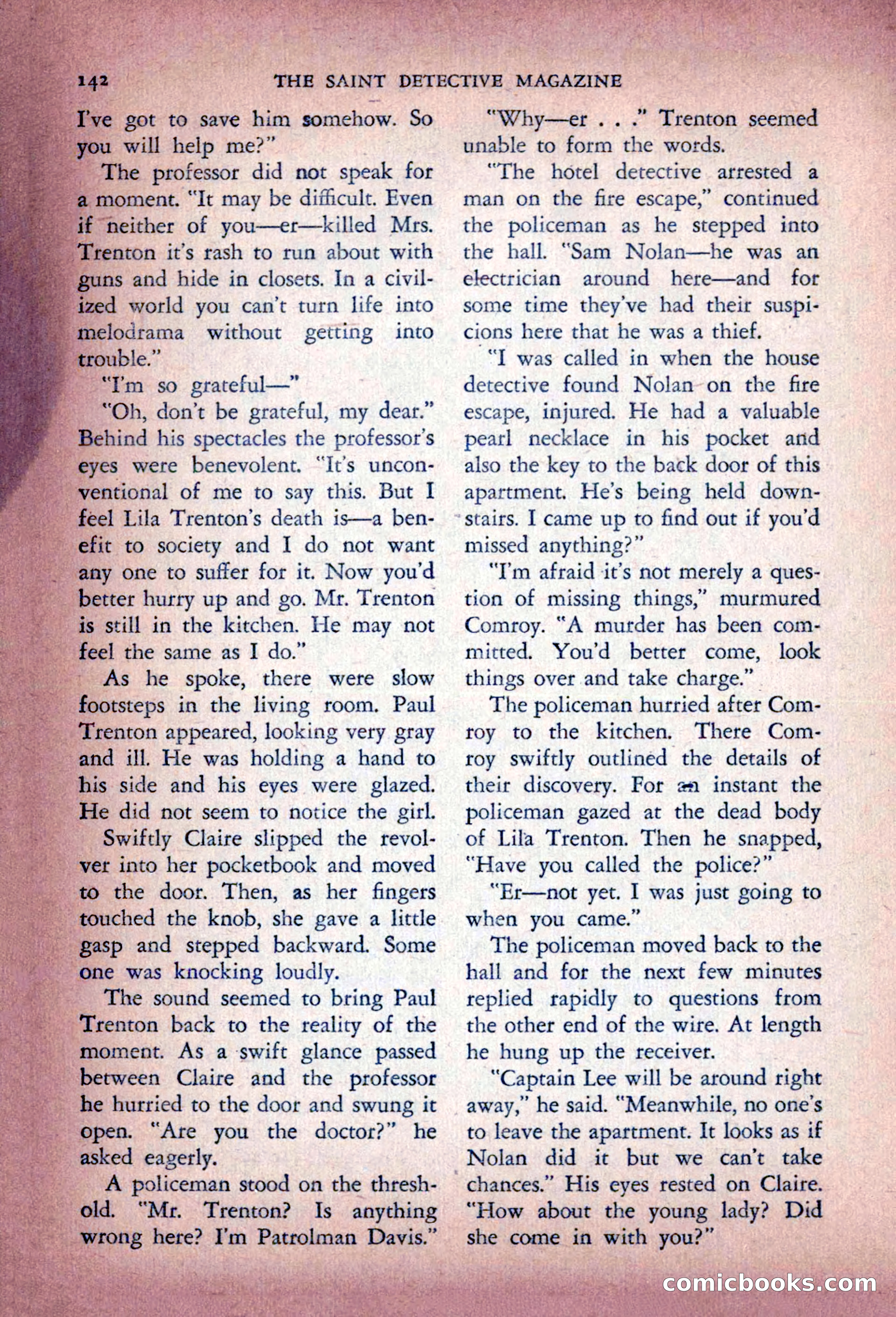 The Saint Detective Magazine — page 144 of 196