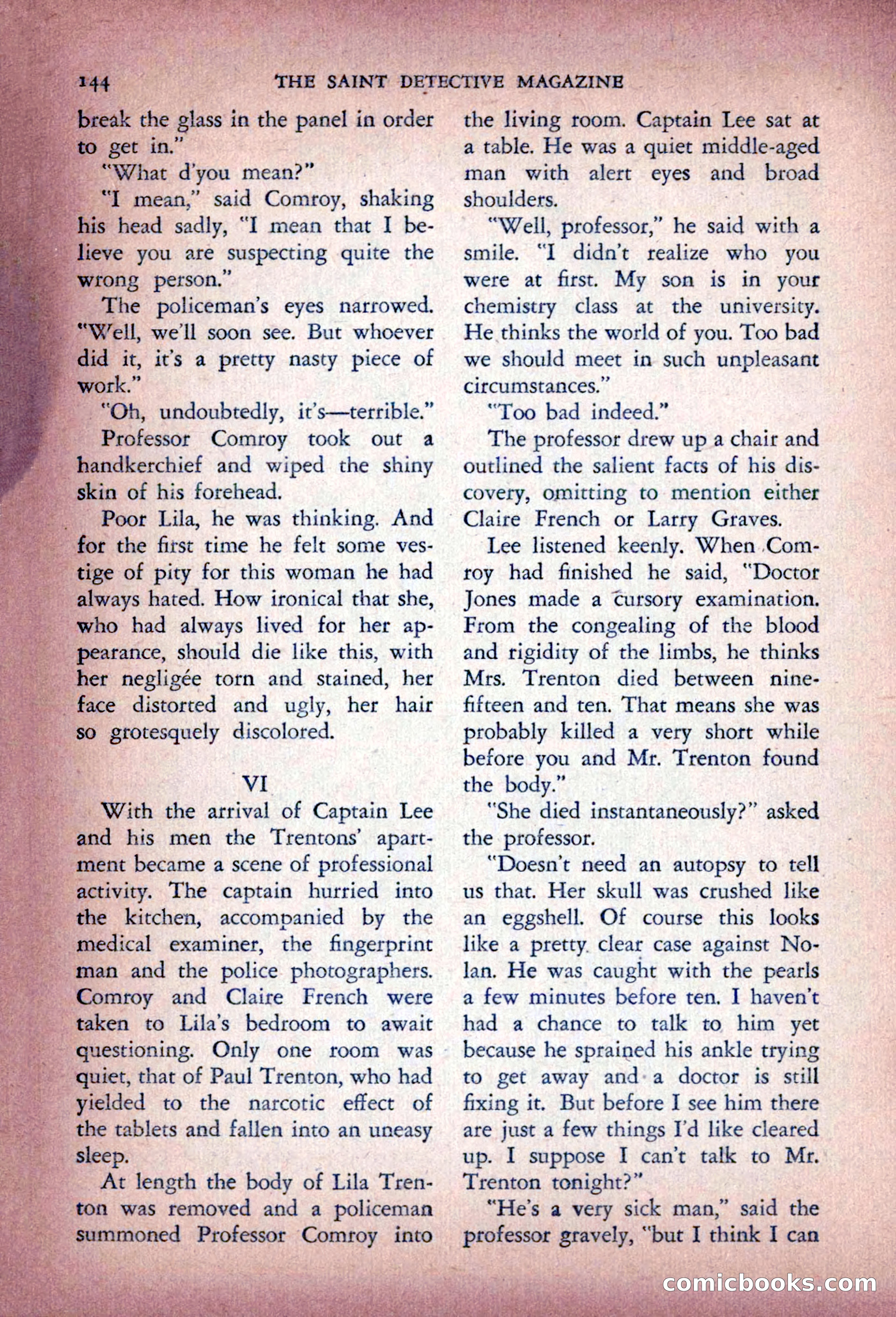 The Saint Detective Magazine — page 146 of 196
