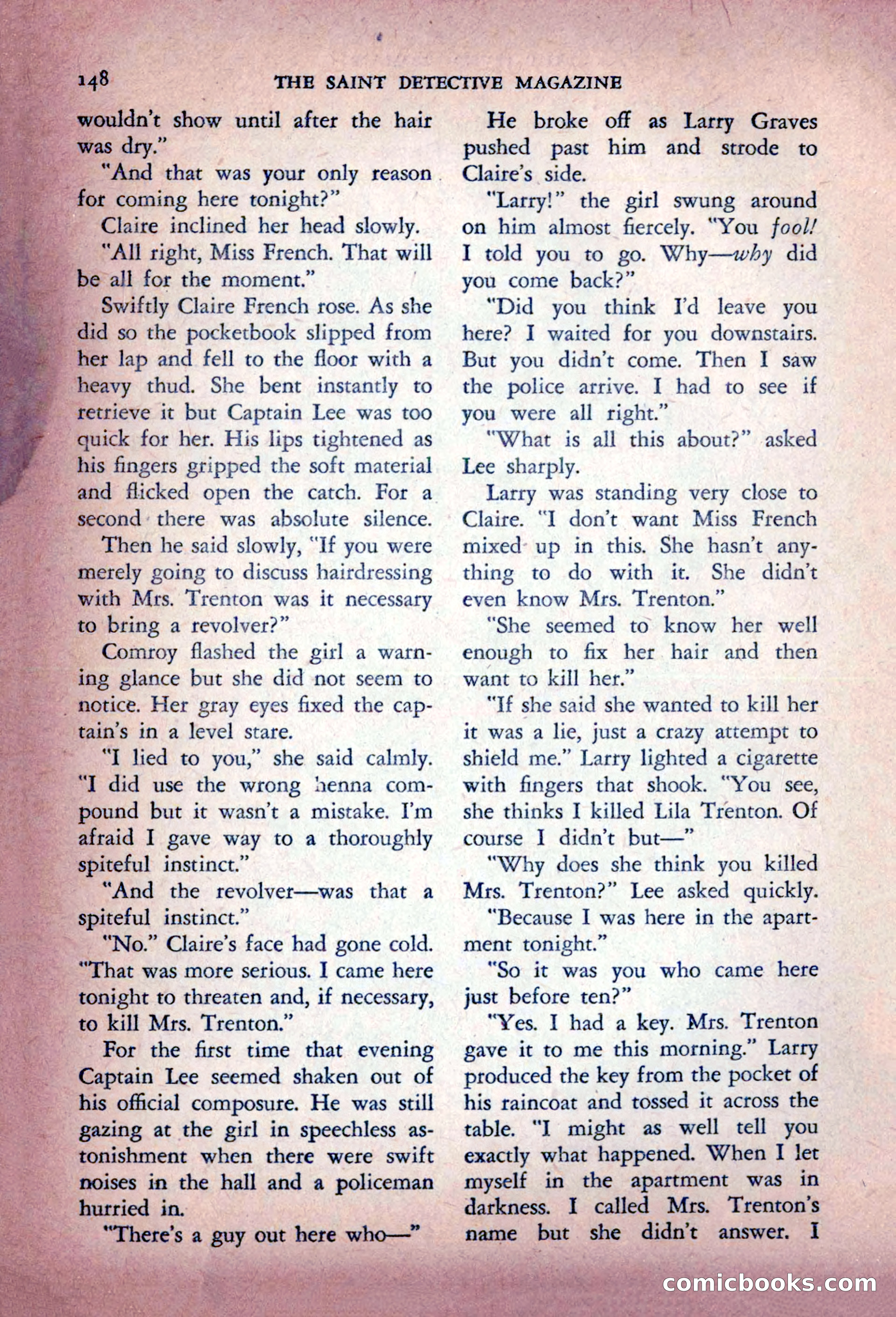 The Saint Detective Magazine — page 150 of 196