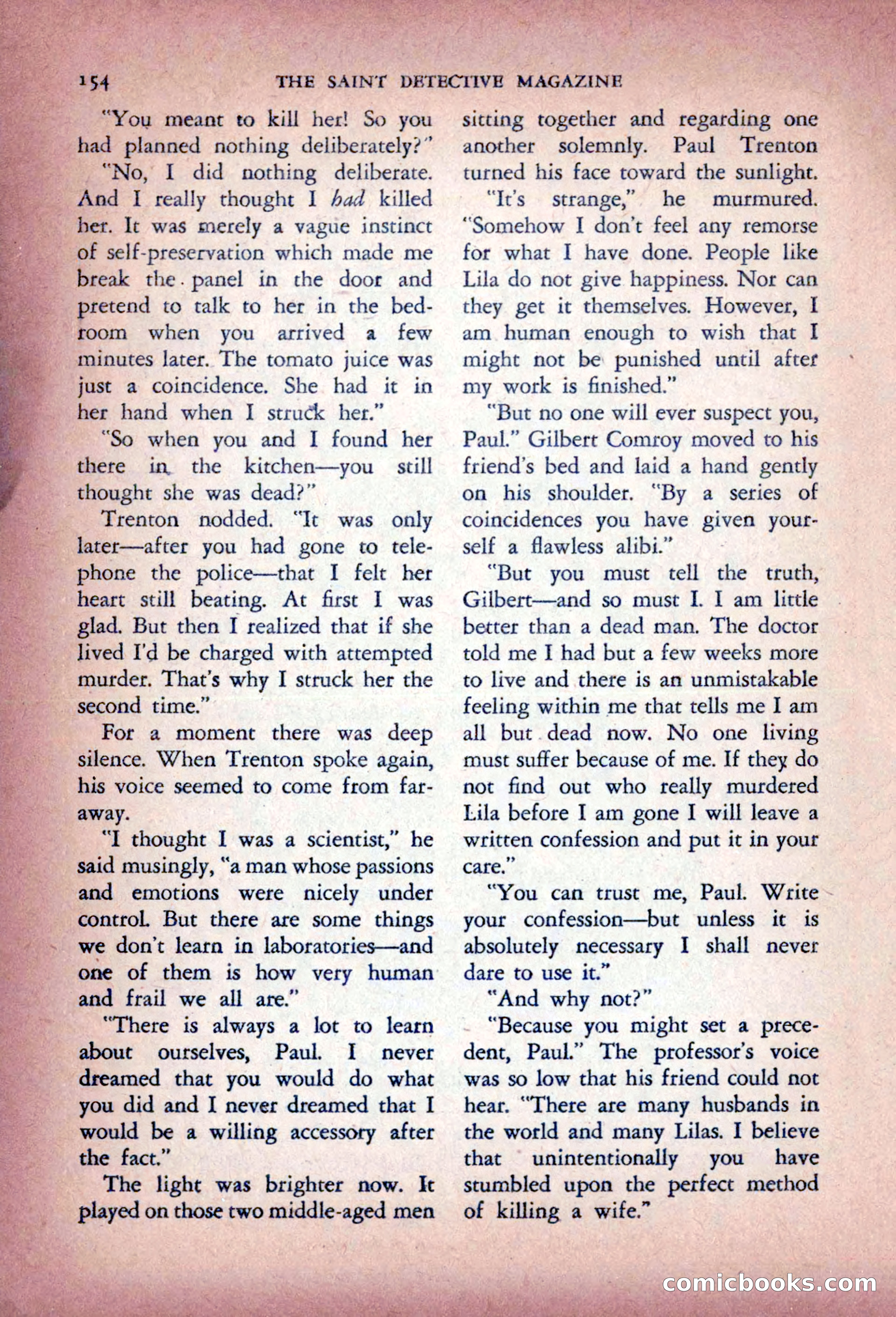 The Saint Detective Magazine — page 156 of 196