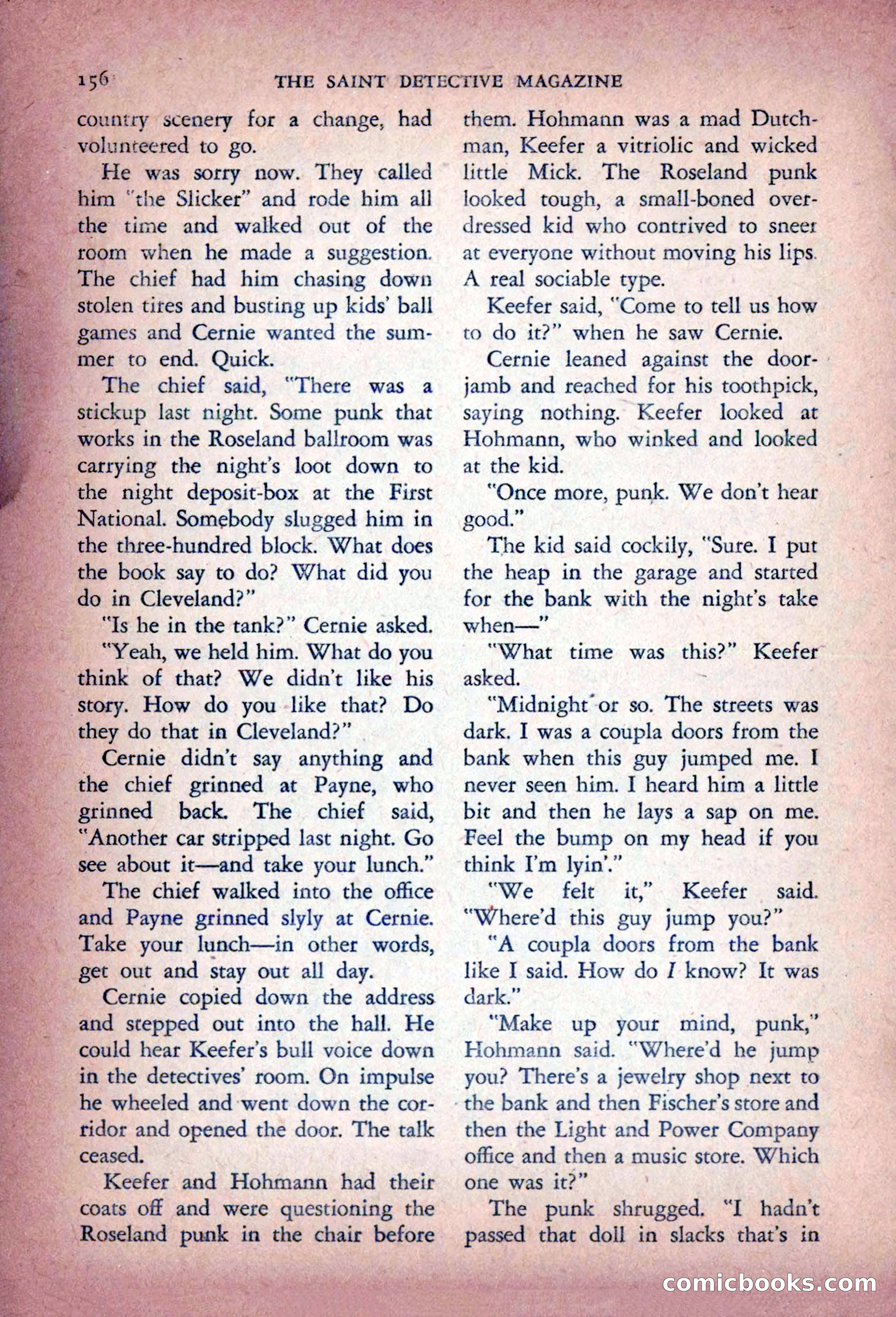 The Saint Detective Magazine — page 158 of 196