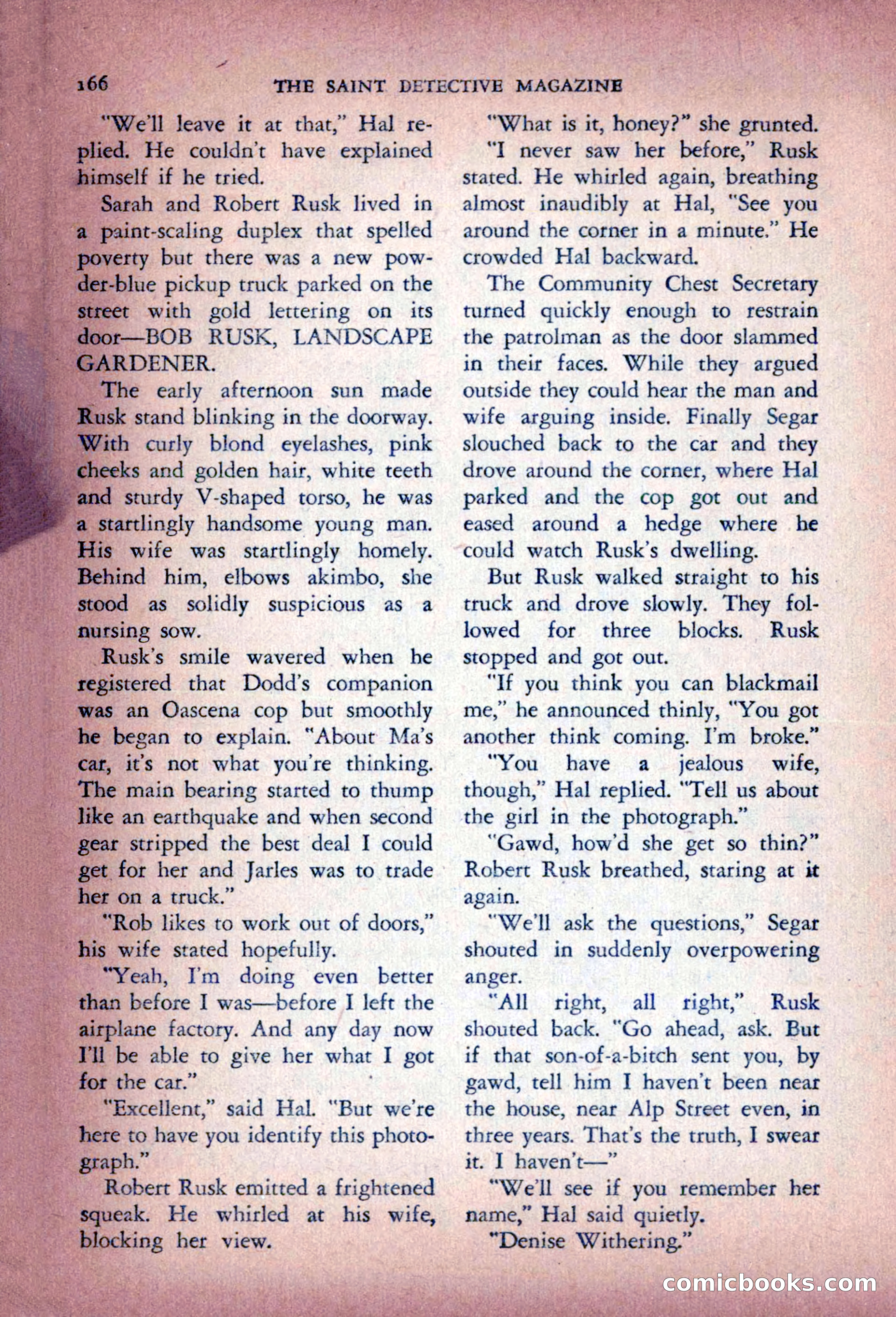 The Saint Detective Magazine — page 168 of 196