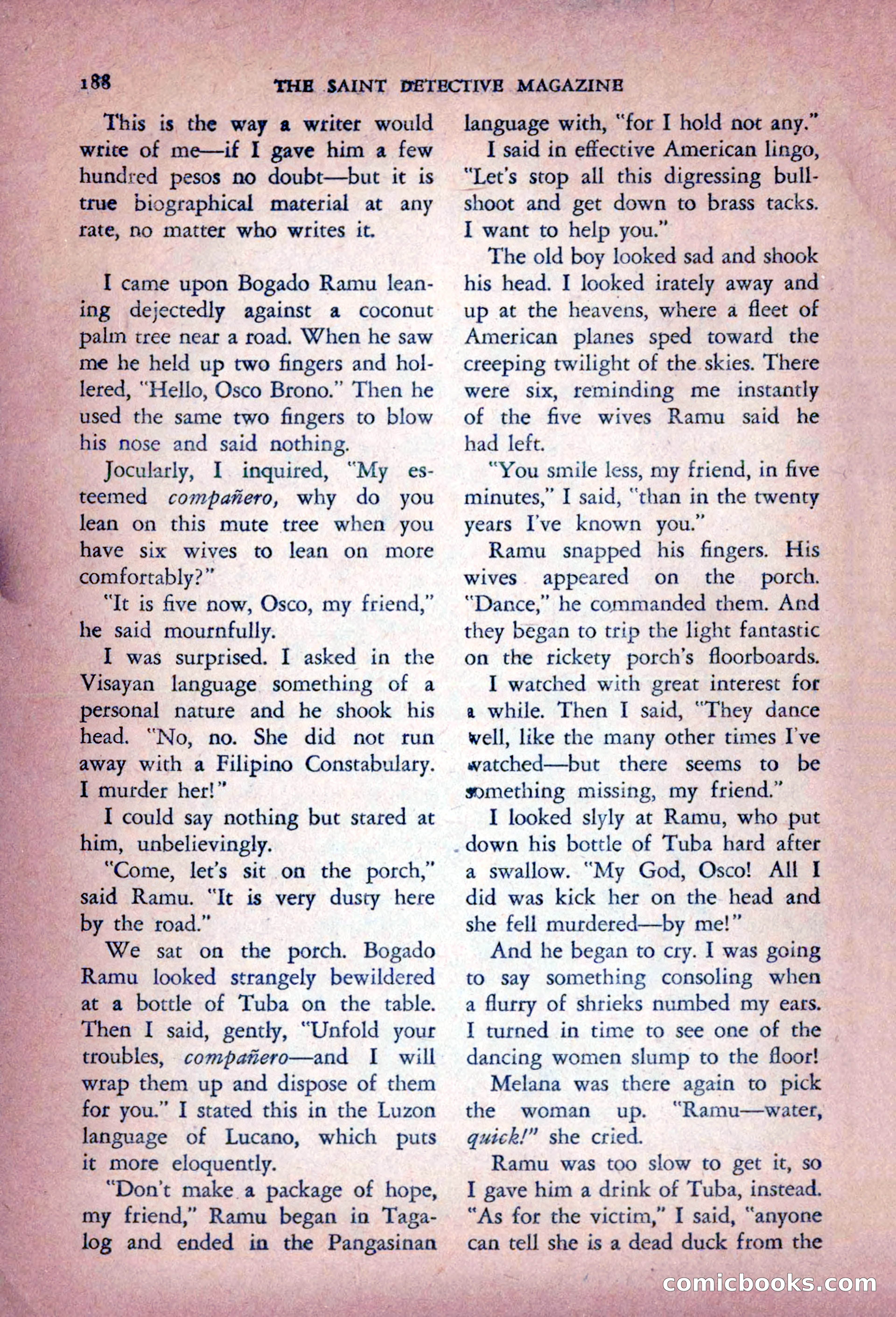 The Saint Detective Magazine — page 190 of 196