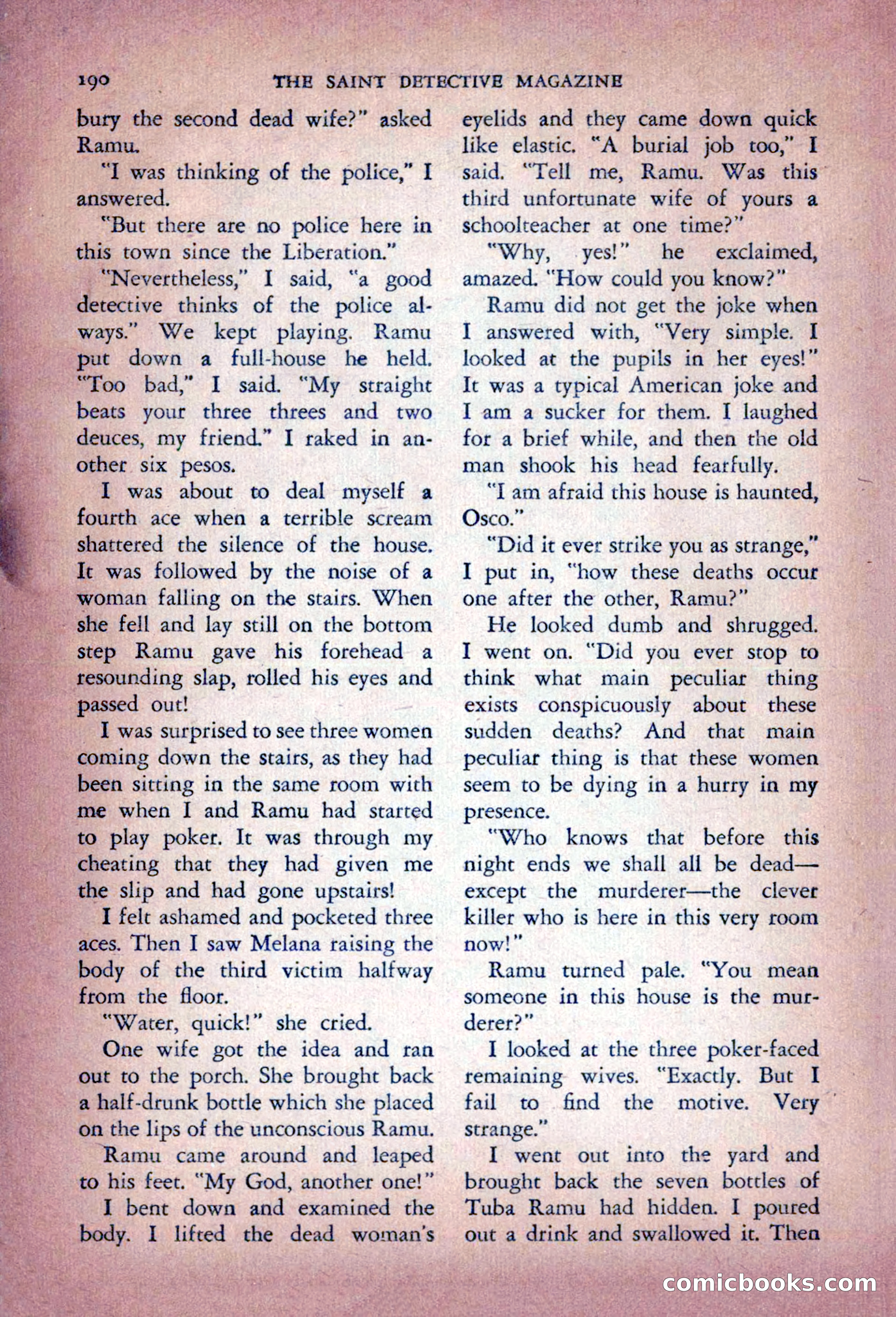 The Saint Detective Magazine — page 192 of 196