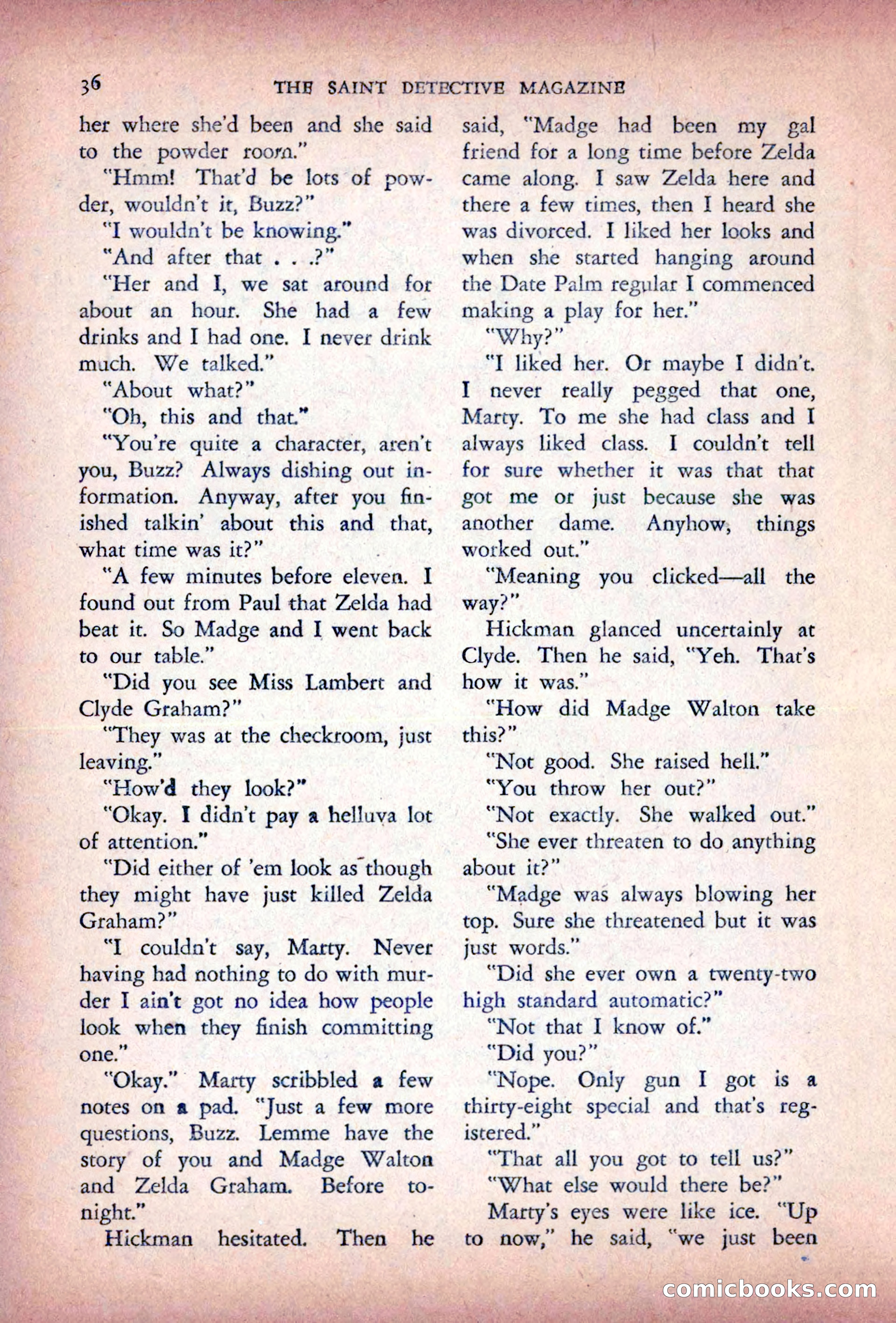 The Saint Detective Magazine — page 38 of 196
