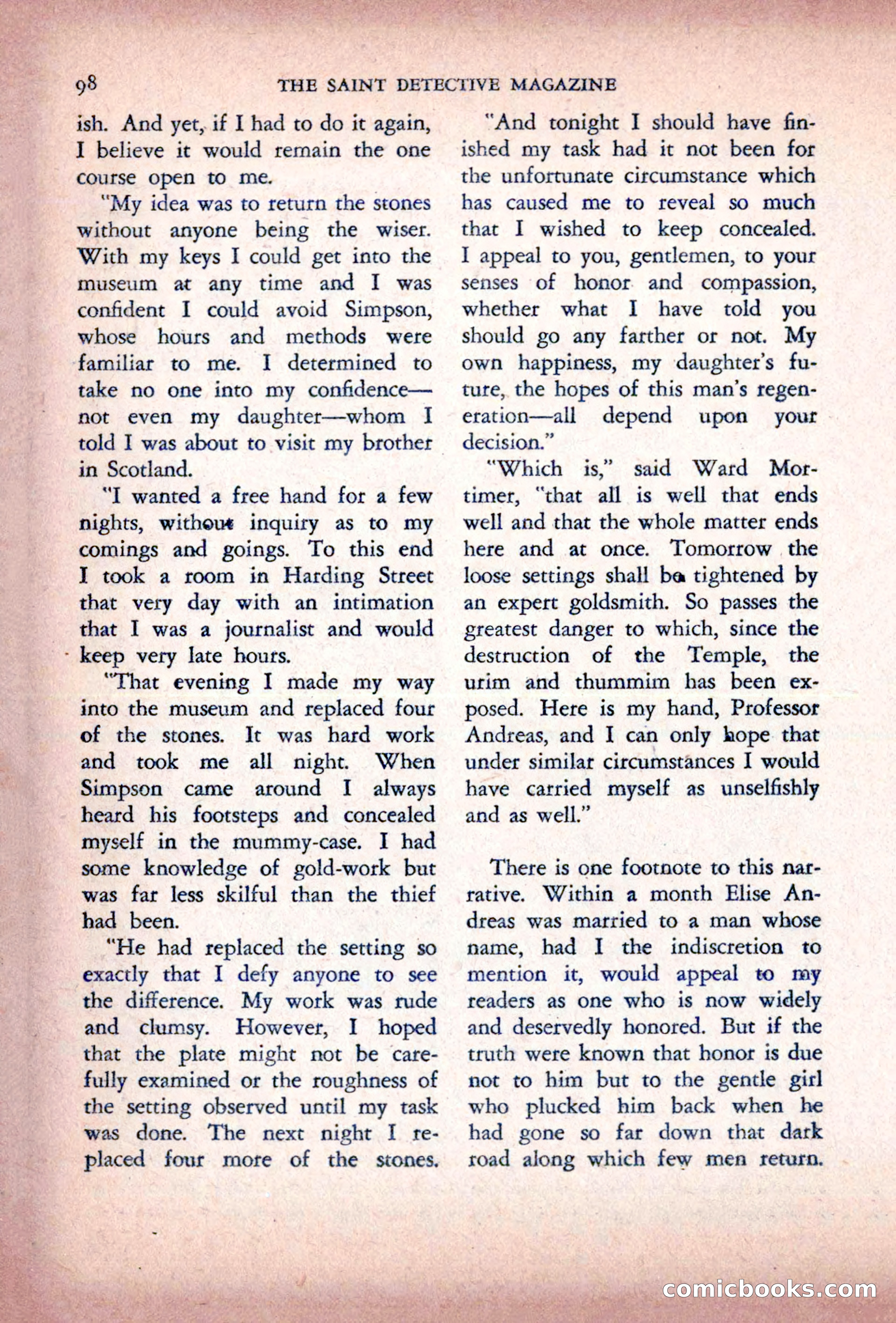 The Saint Detective Magazine — page 100 of 196