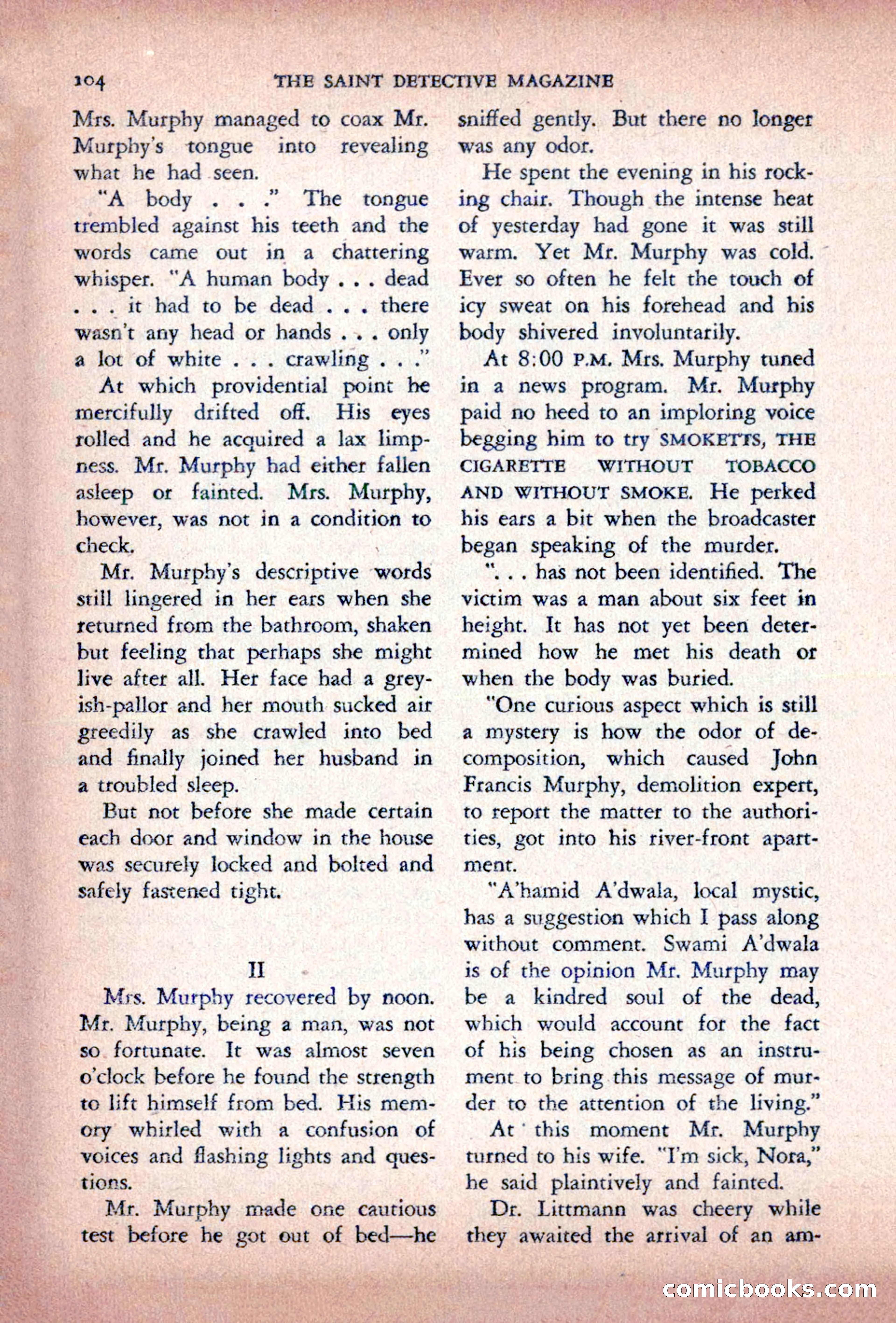 The Saint Detective Magazine — page 106 of 196
