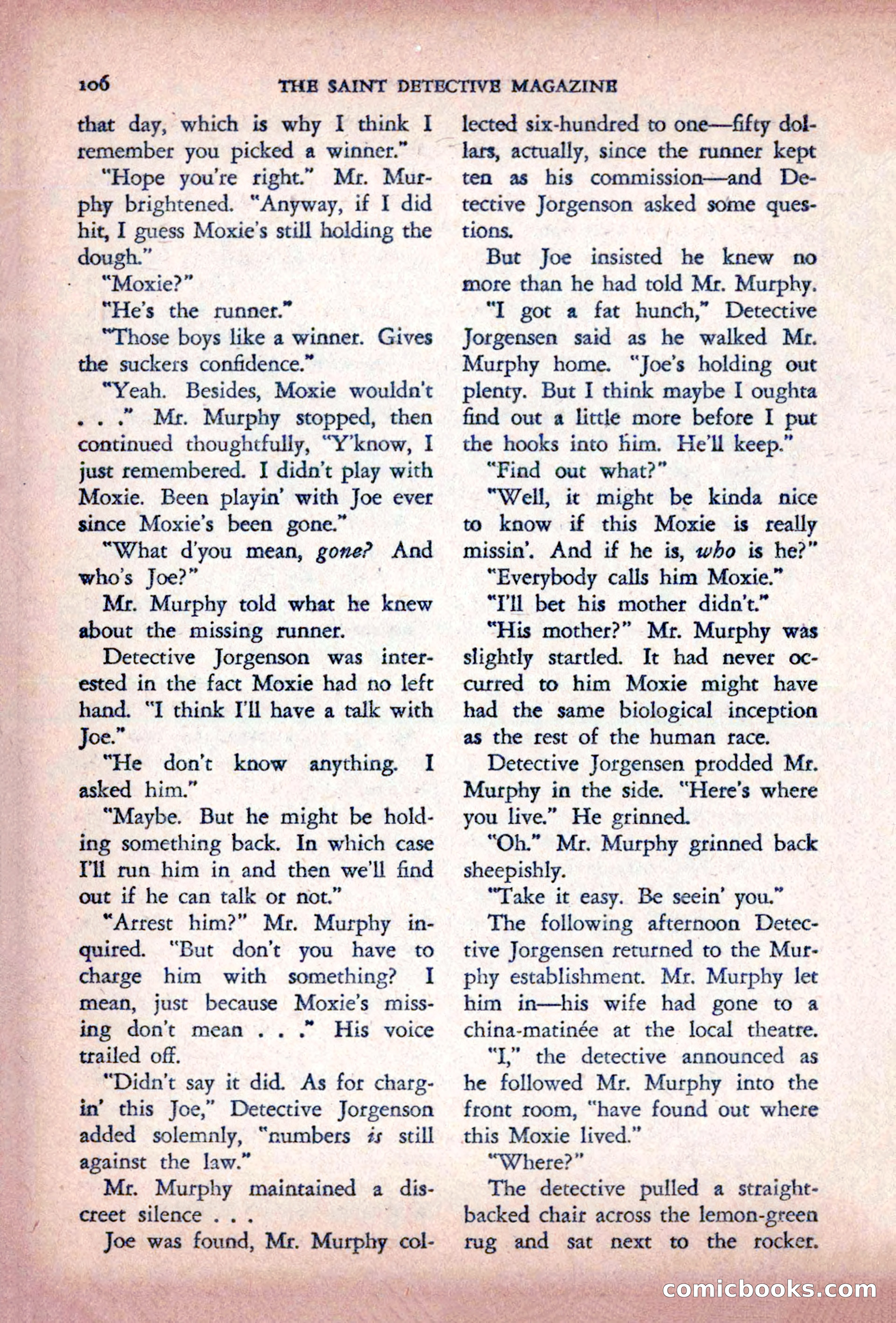 The Saint Detective Magazine — page 108 of 196