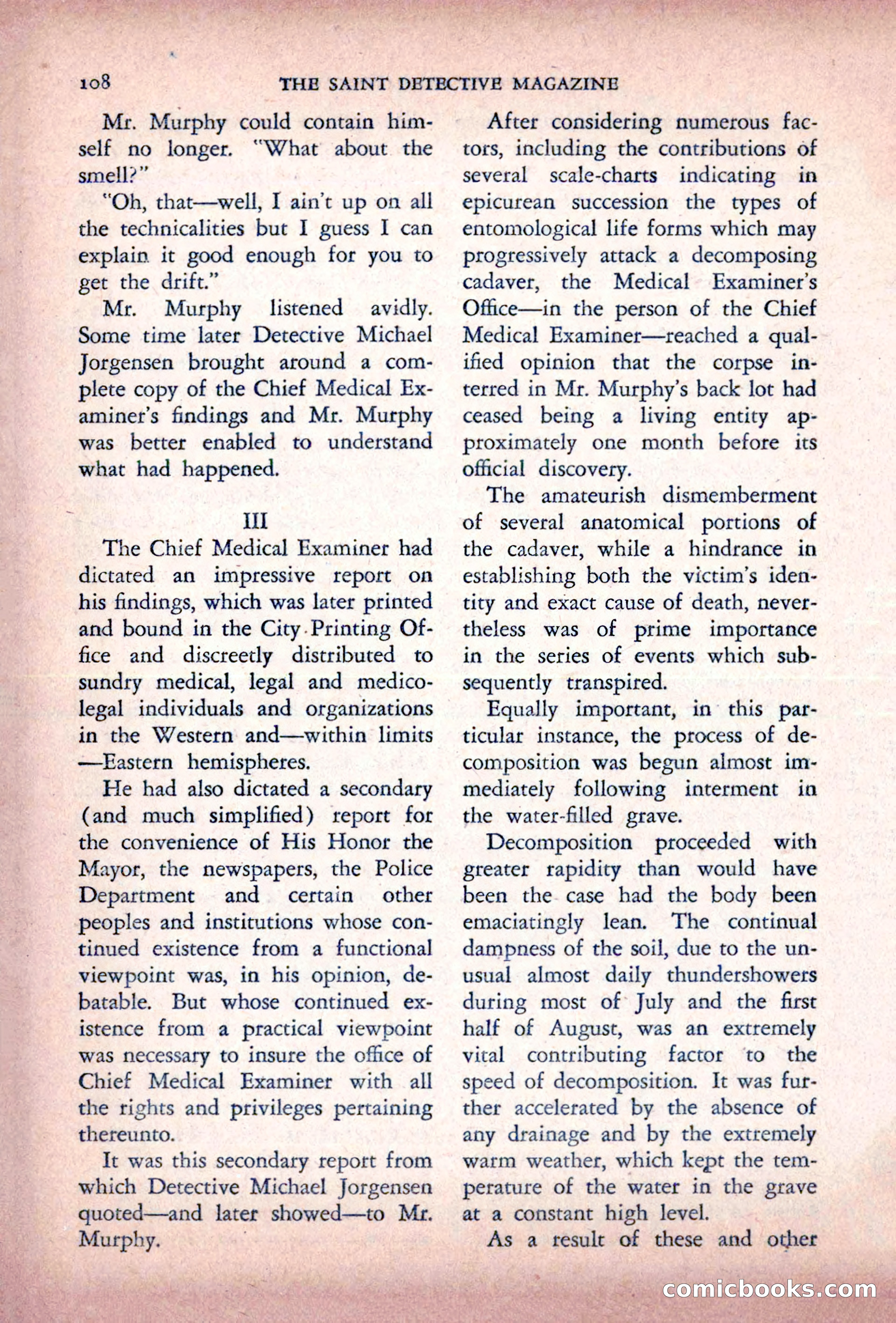 The Saint Detective Magazine — page 110 of 196