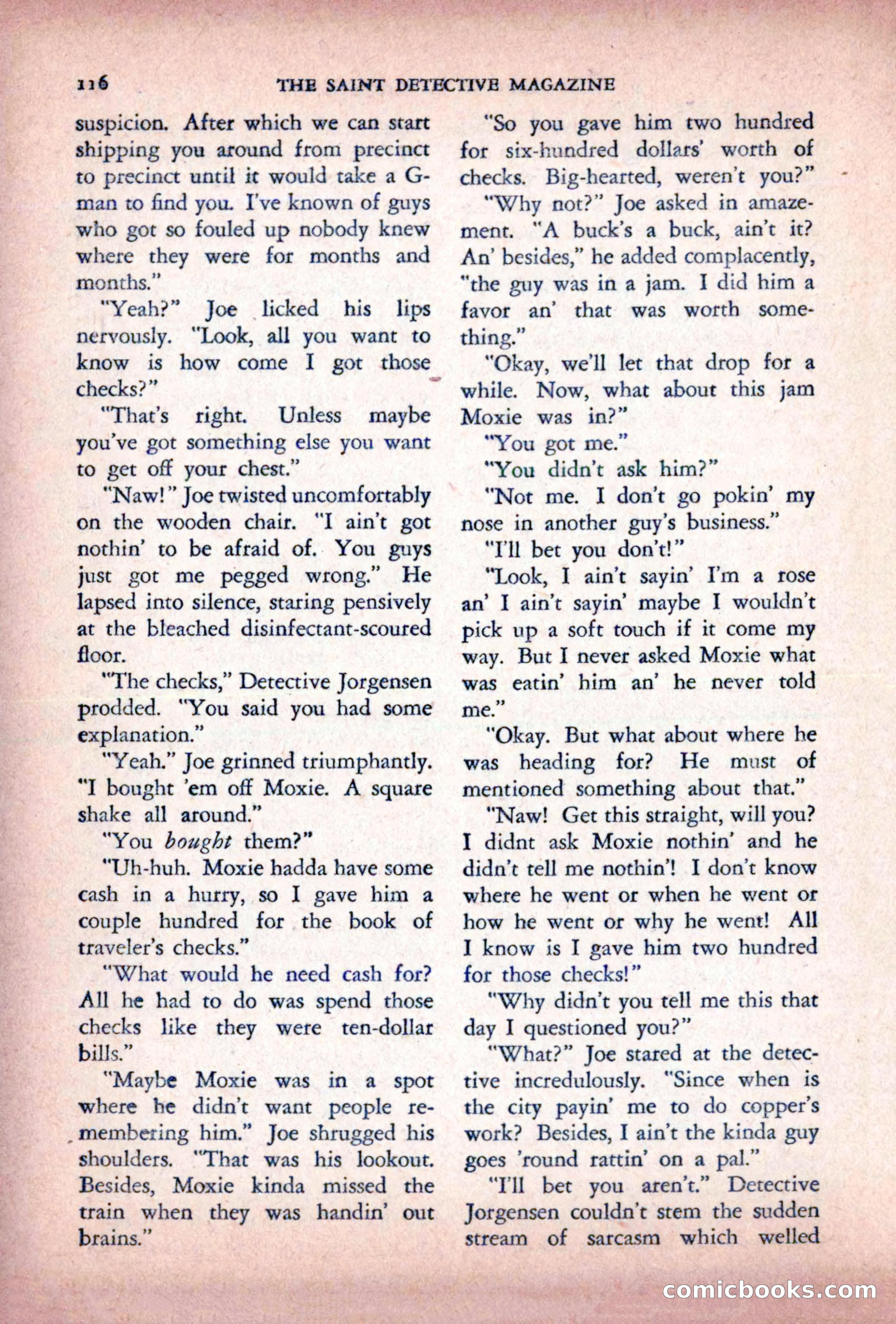 The Saint Detective Magazine — page 118 of 196