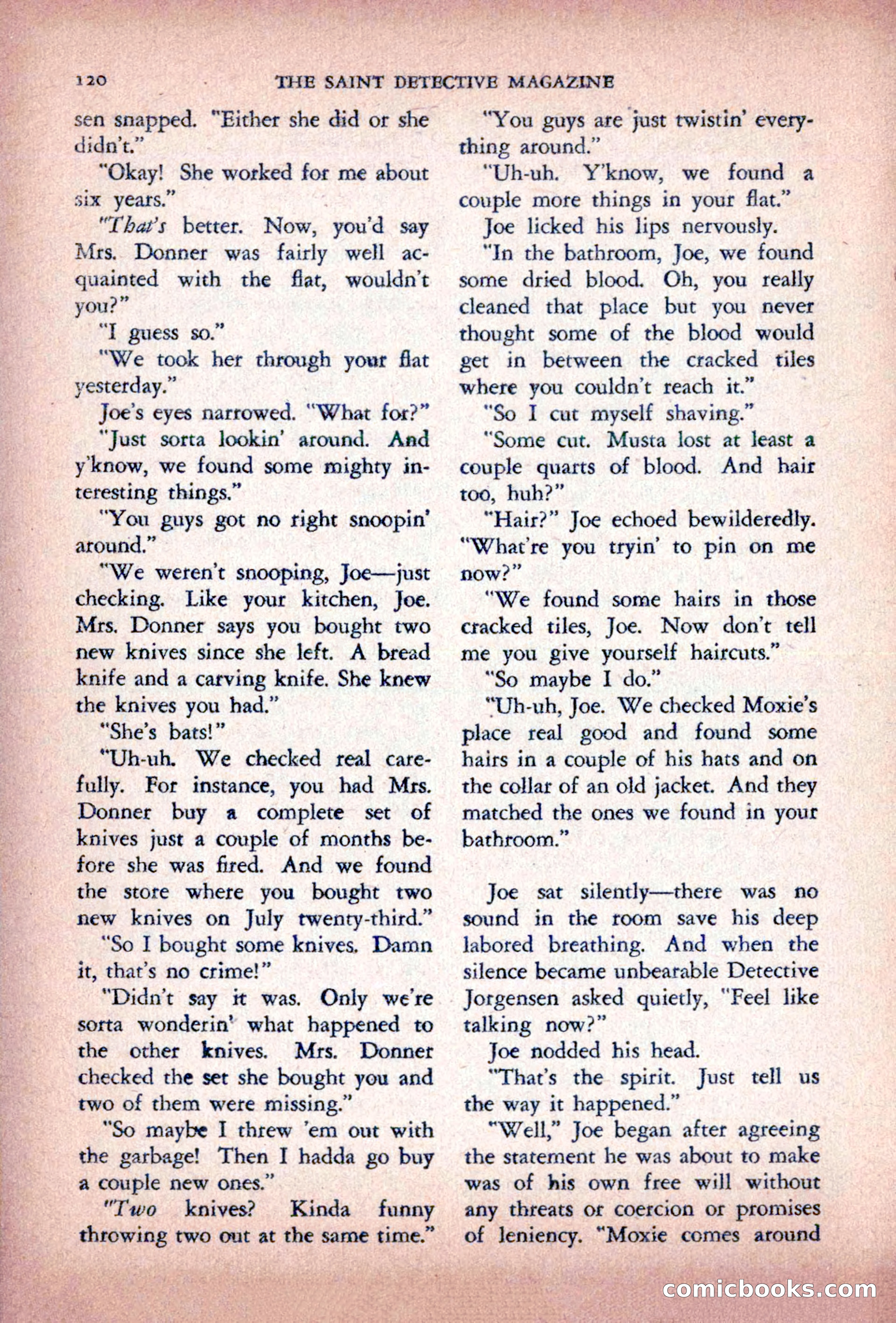 The Saint Detective Magazine — page 122 of 196