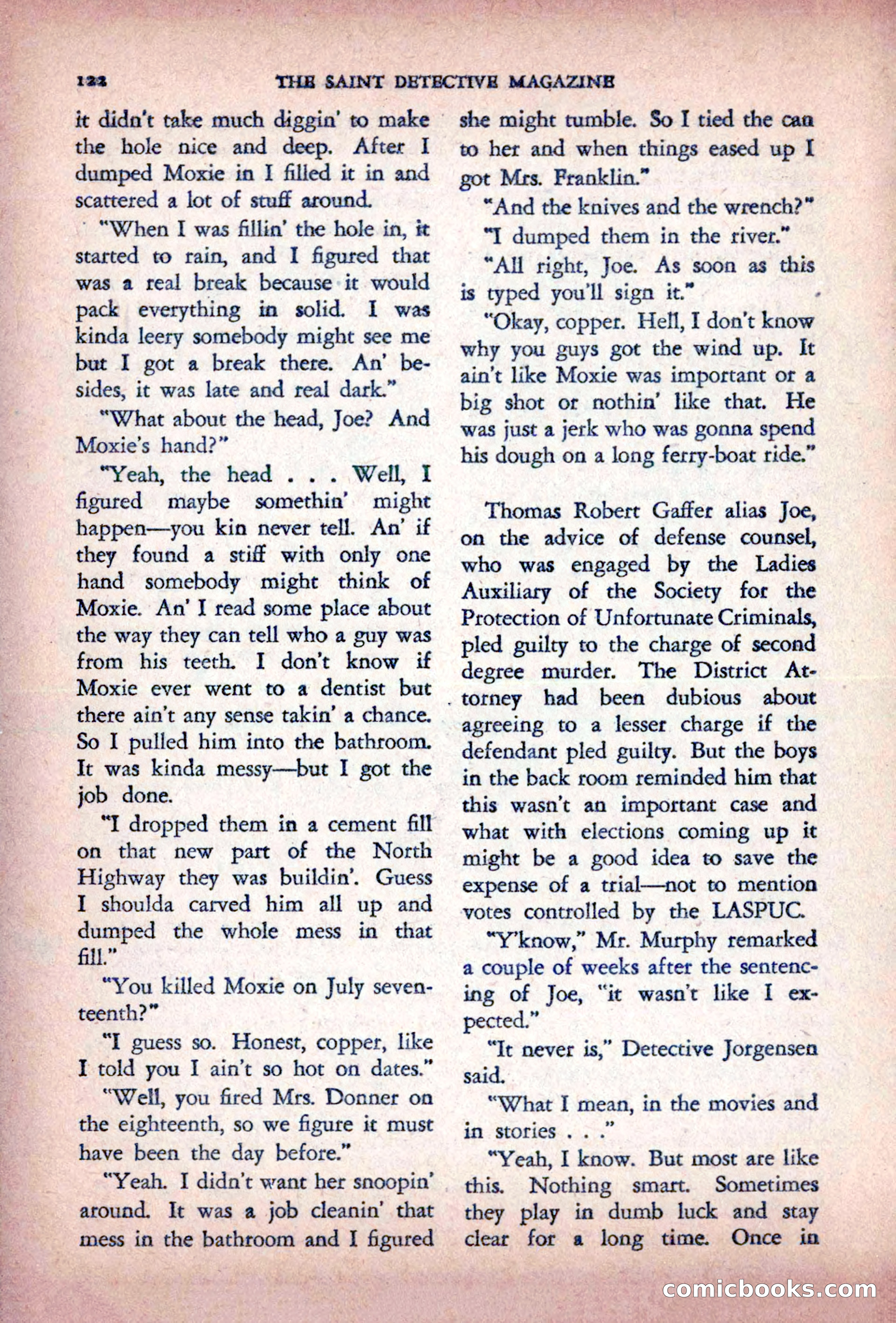 The Saint Detective Magazine — page 124 of 196