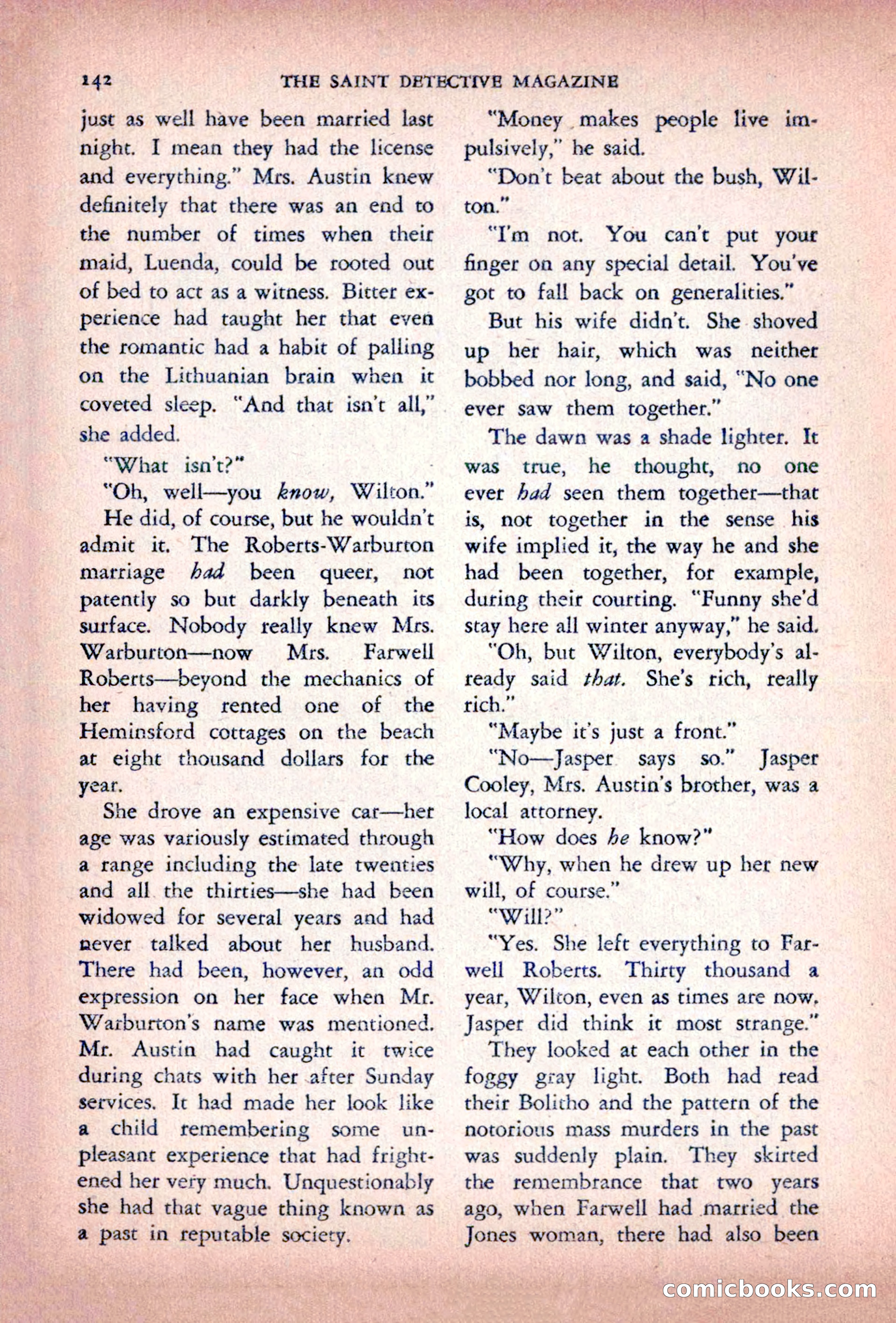 The Saint Detective Magazine — page 144 of 196