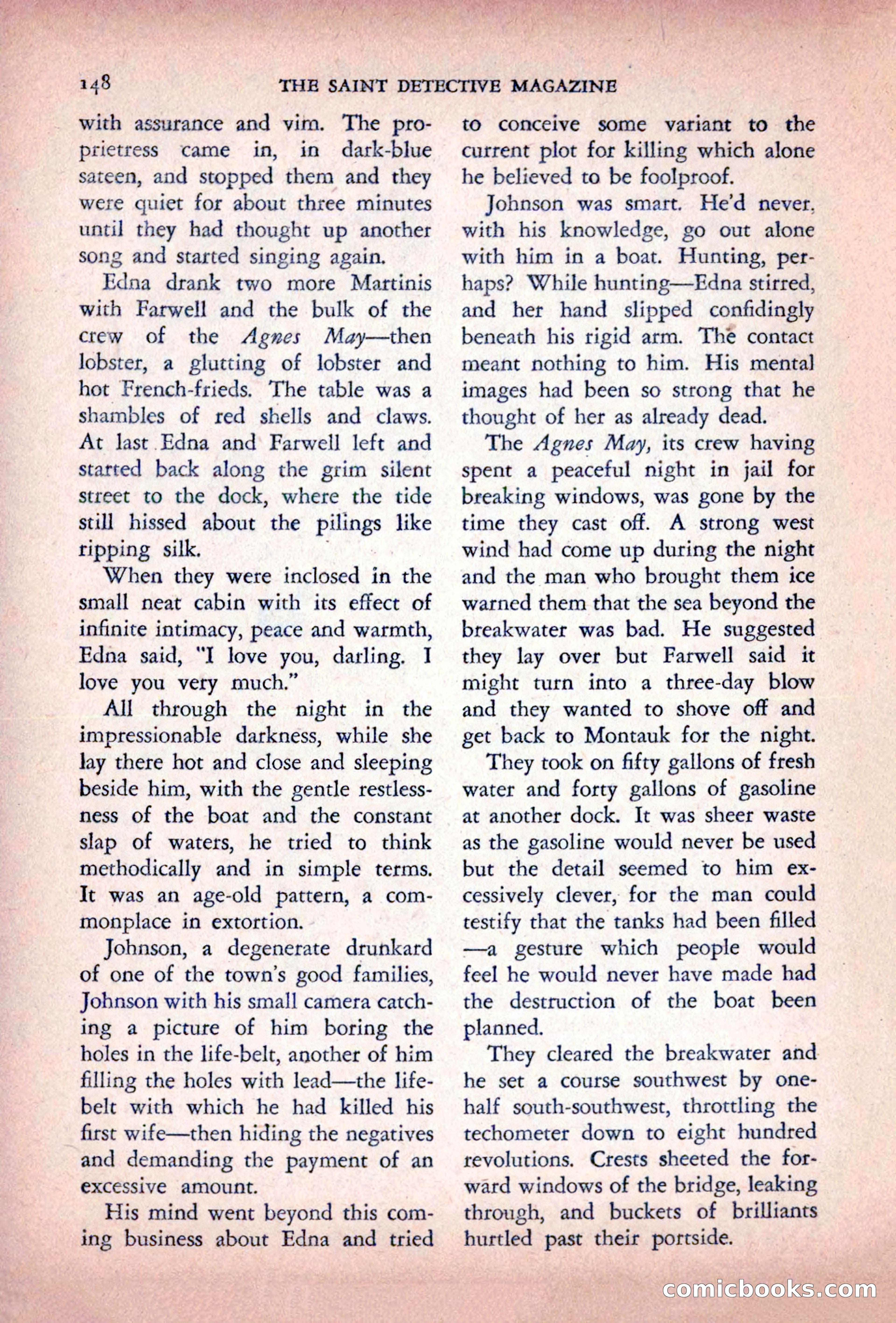 The Saint Detective Magazine — page 150 of 196