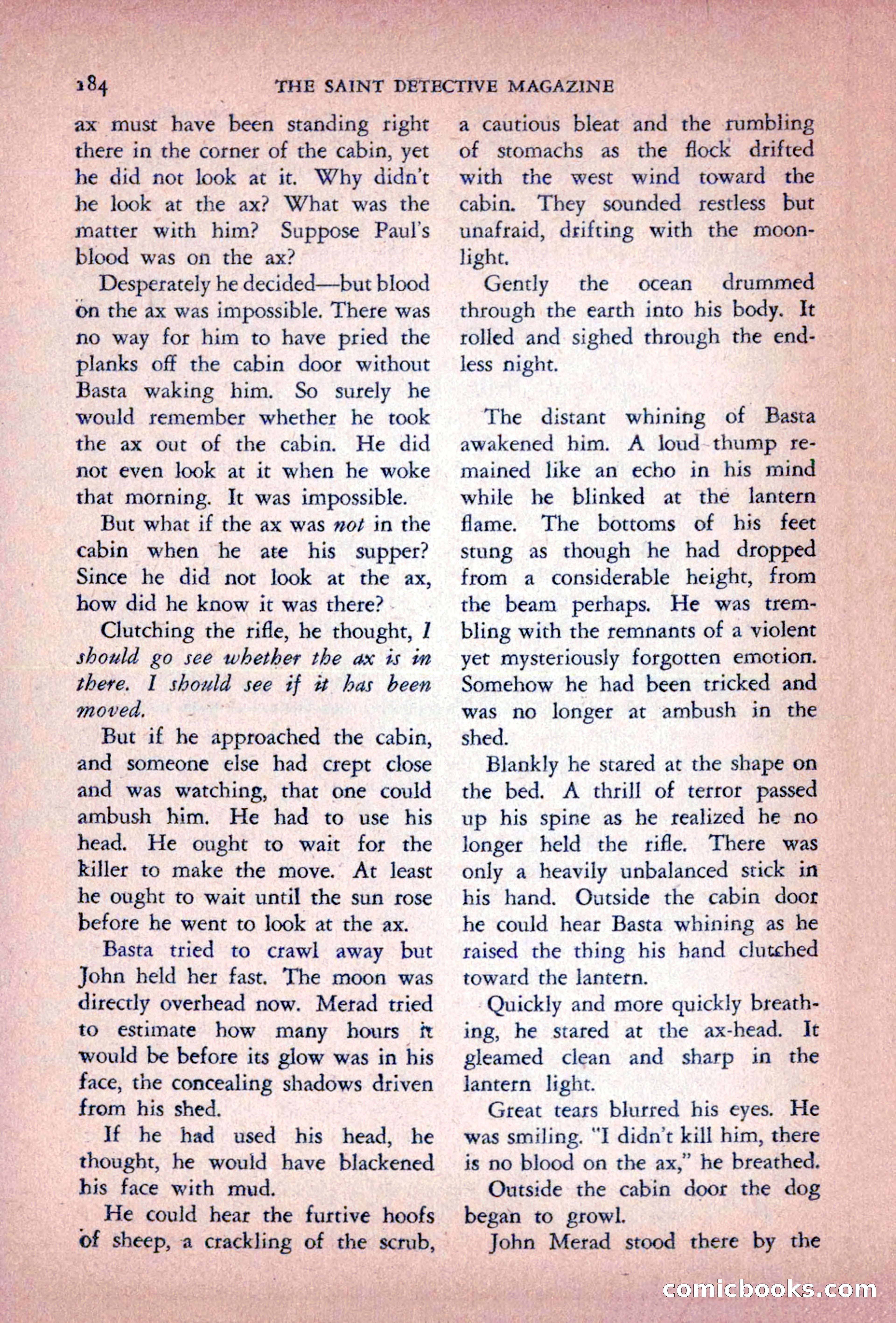 The Saint Detective Magazine — page 186 of 196