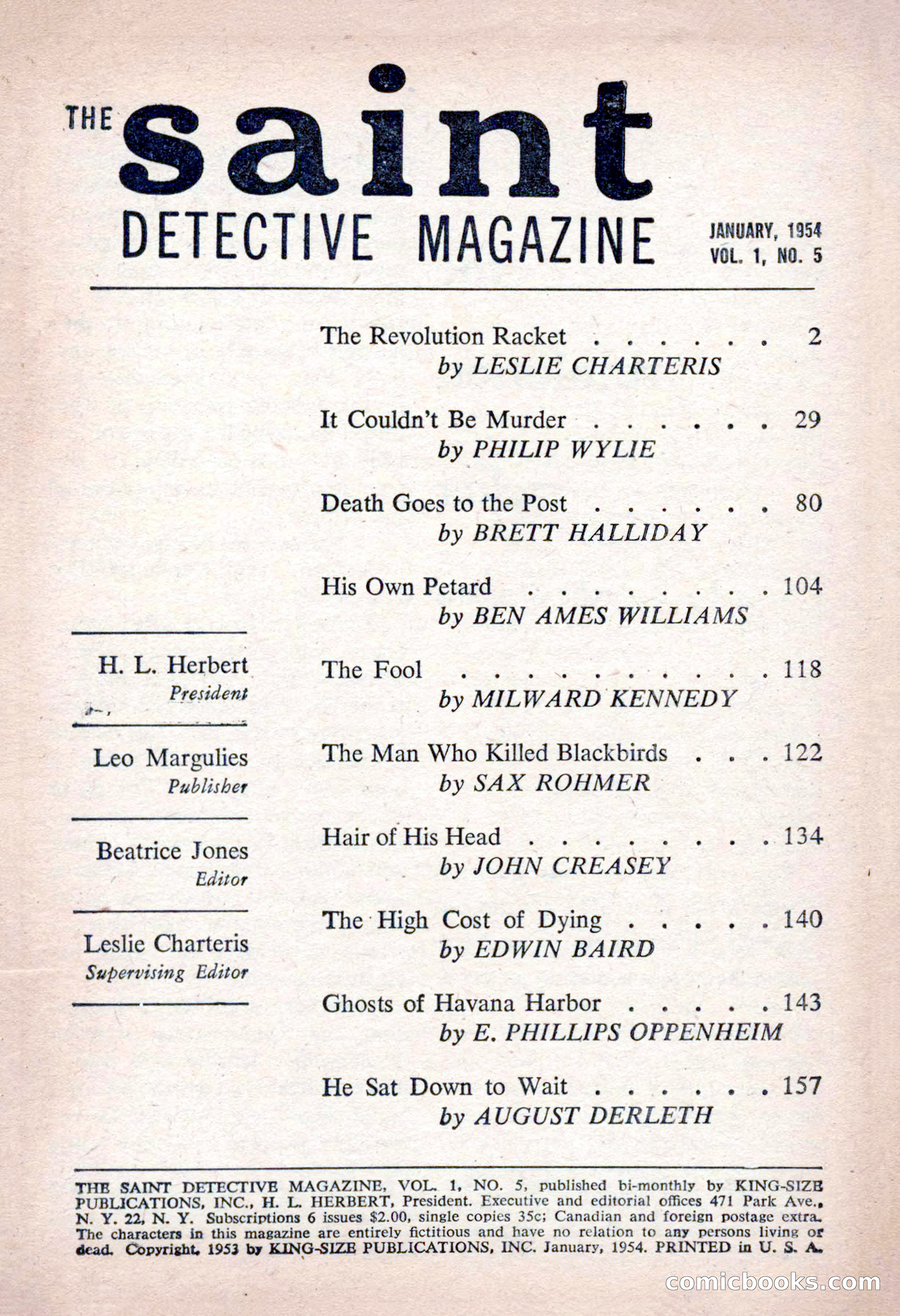 The Saint Detective Magazine — page 3 of 164