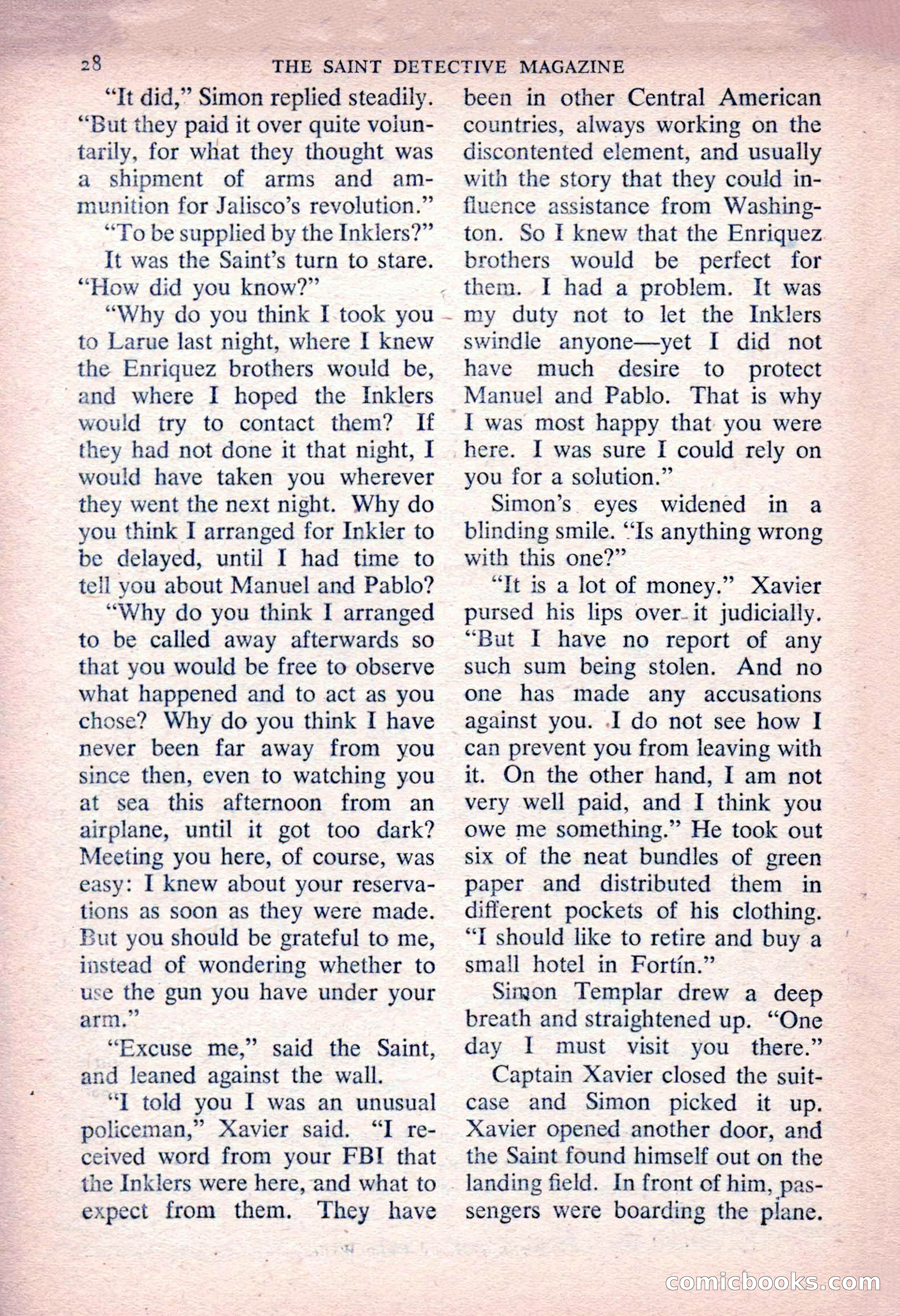 The Saint Detective Magazine — page 30 of 164