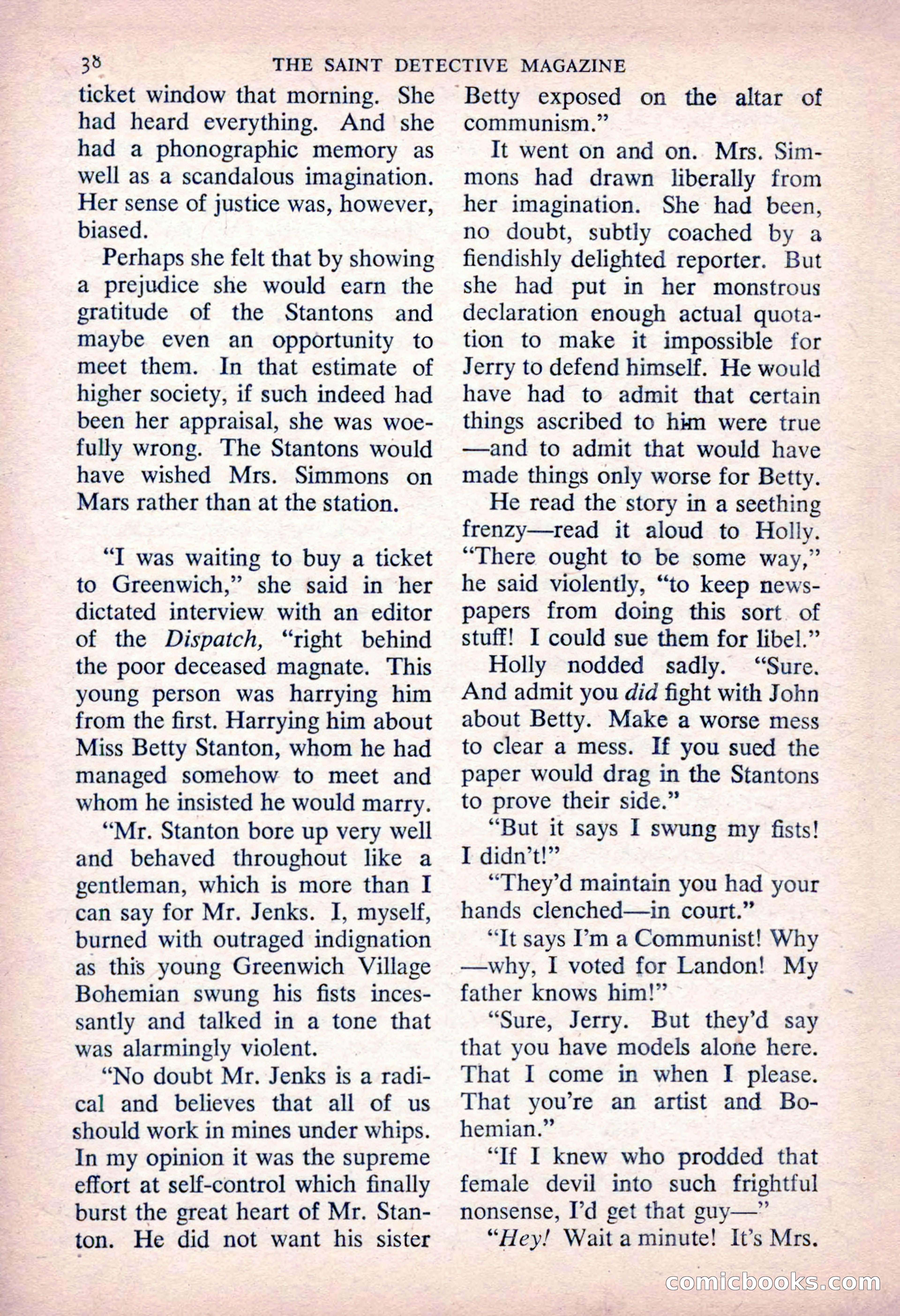 The Saint Detective Magazine — page 40 of 164