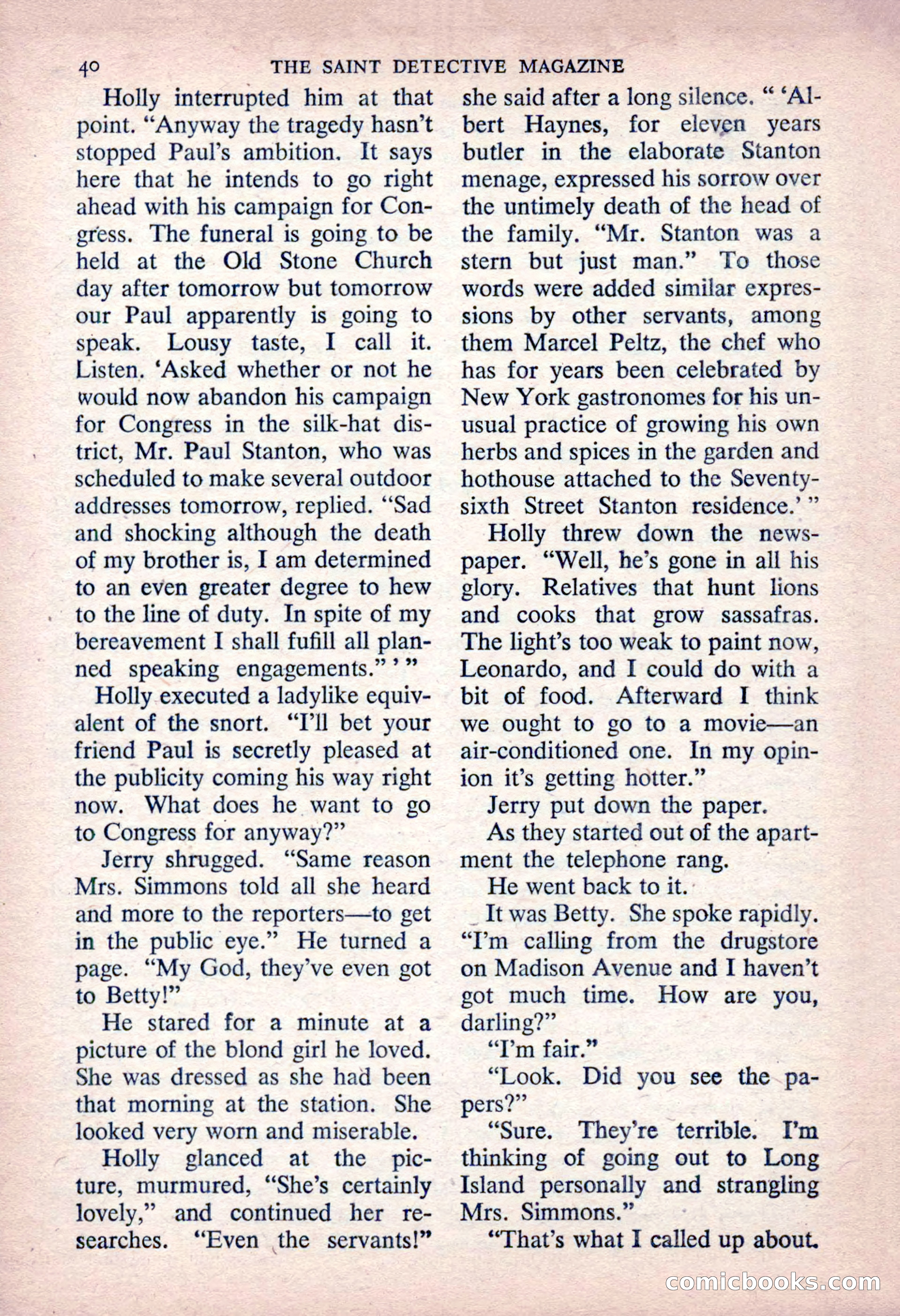 The Saint Detective Magazine — page 42 of 164