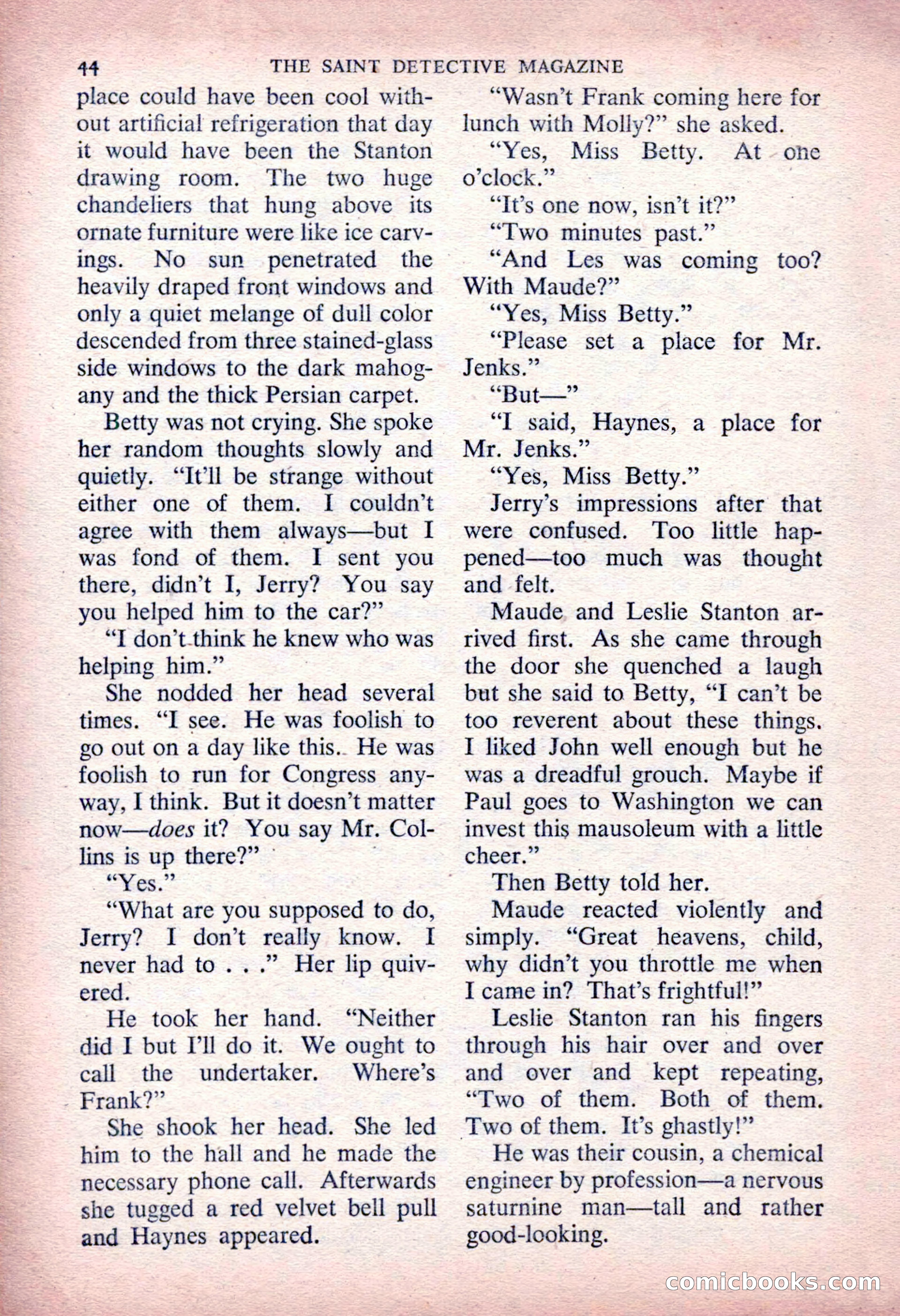 The Saint Detective Magazine — page 46 of 164